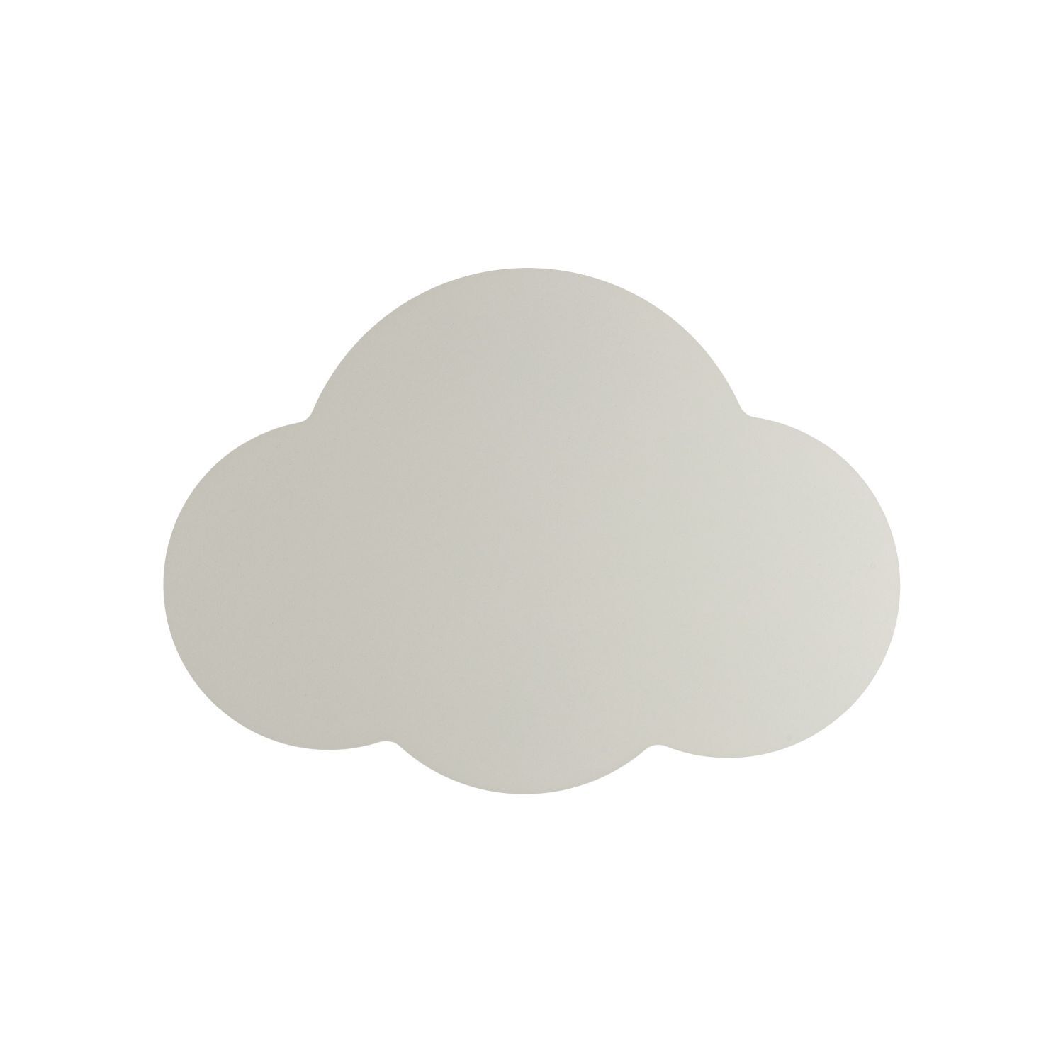 Lampe nuages enfants Beige L : 38 cm 2x G9 plat Métal