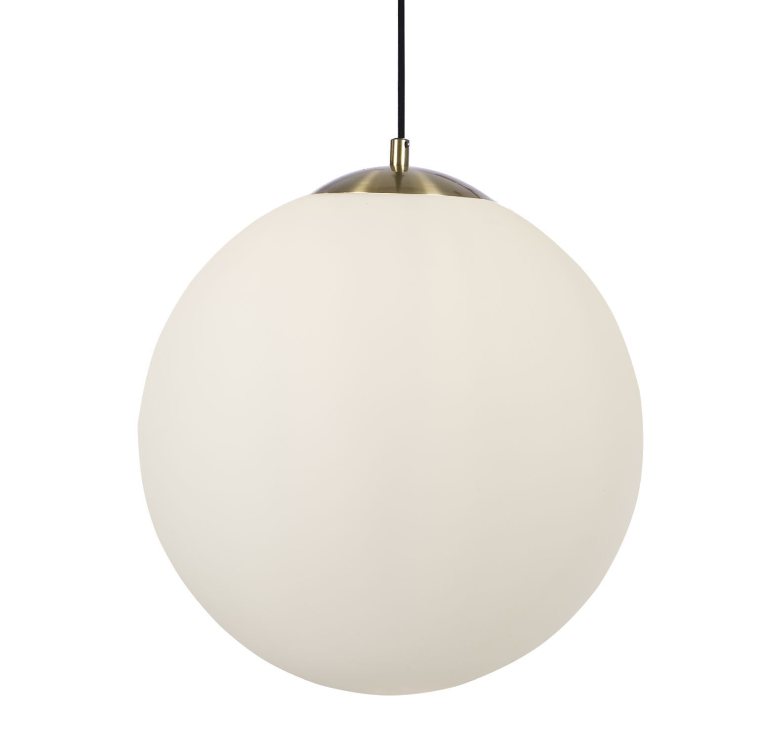 Lampe à suspendre confortable verre métal en laiton E27 Ø40 cm