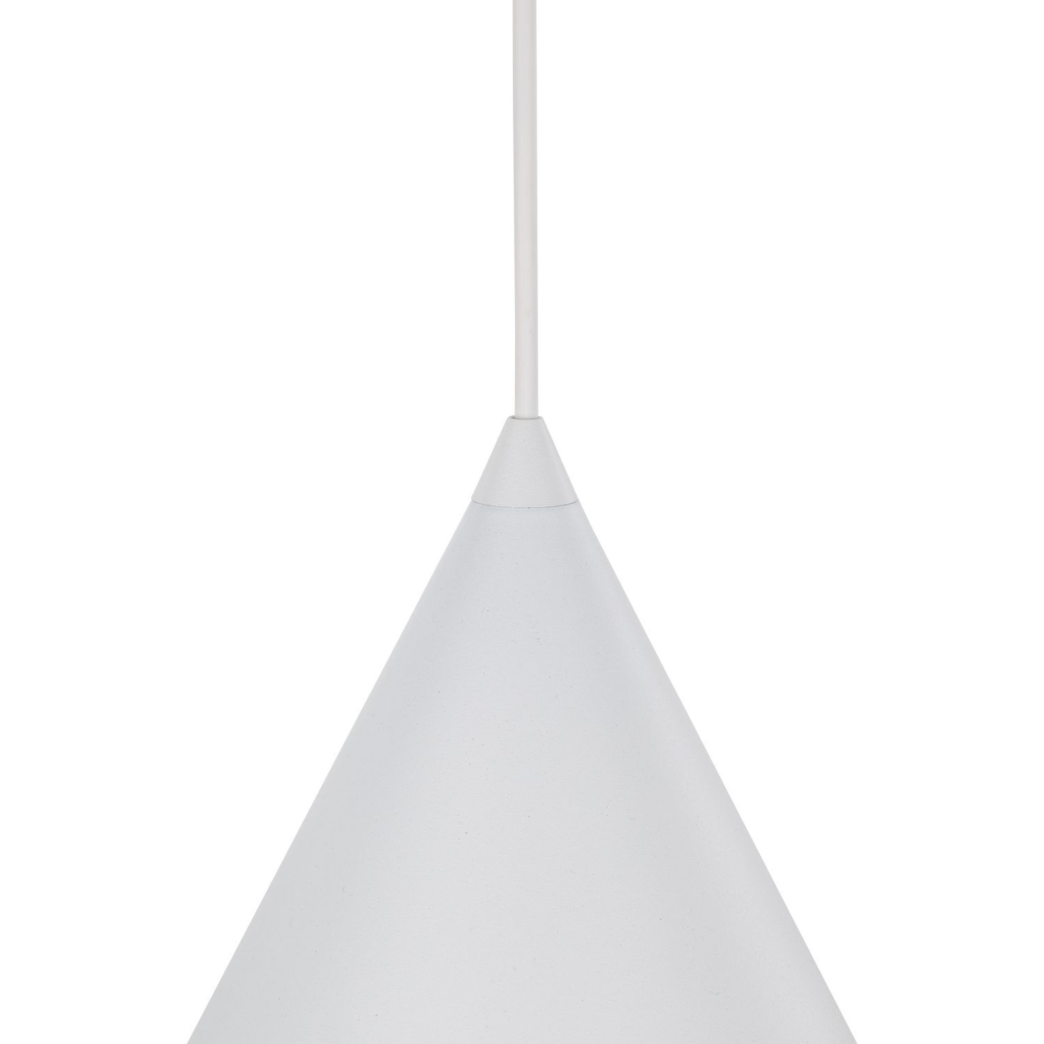 Suspension en métal D : 32 cm H : max. 165 cm Blanc E27 Beleuchtung