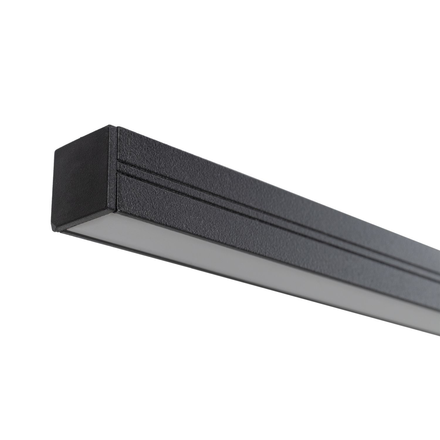 Lampe à suspendre LED Noir 3000 K 1000 lm L : 120 cm long