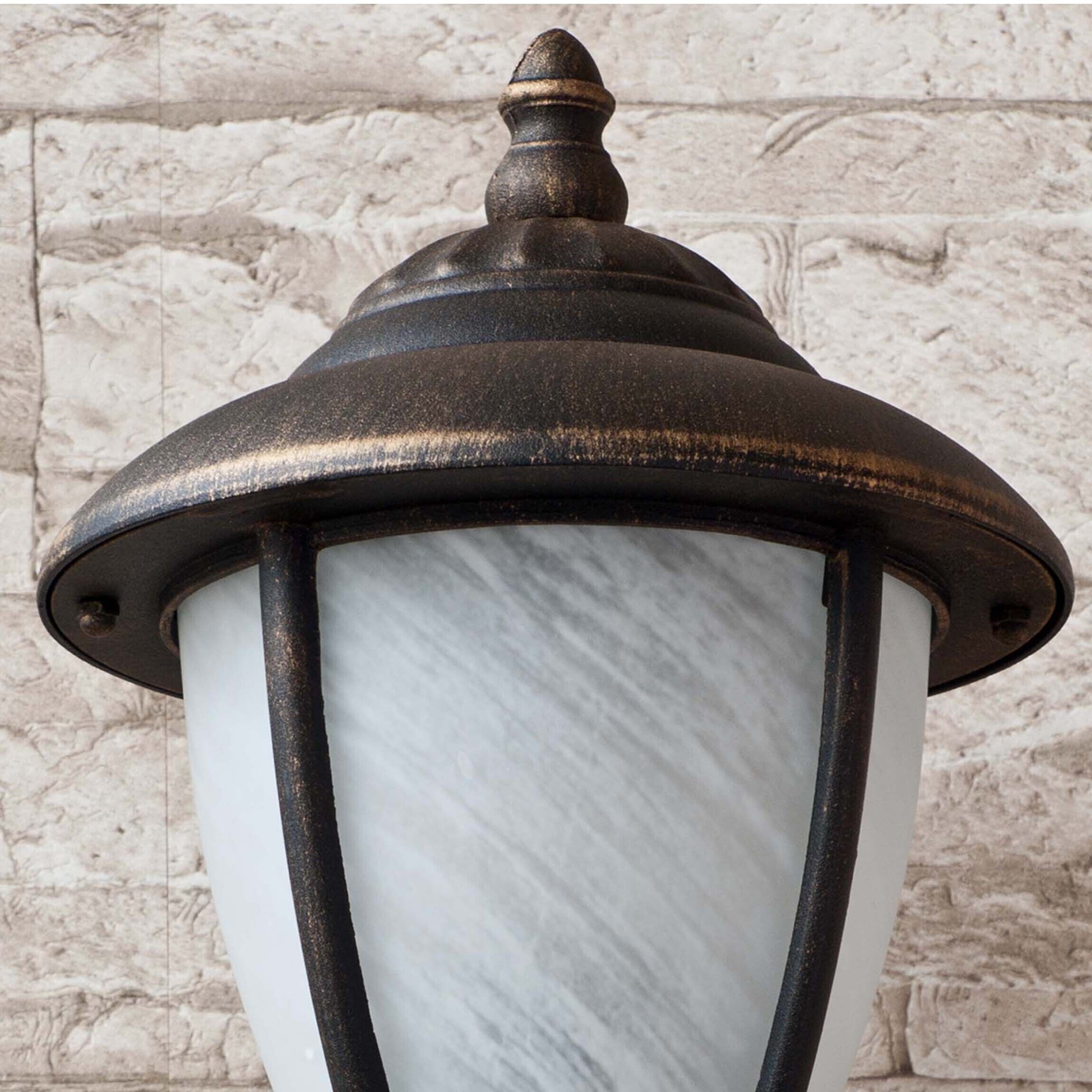 Wandlaterne für Außen Wandleuchte MADRID gold antik Lampe, Leuchte, Drinnen, Zimmer, Duscharmatur