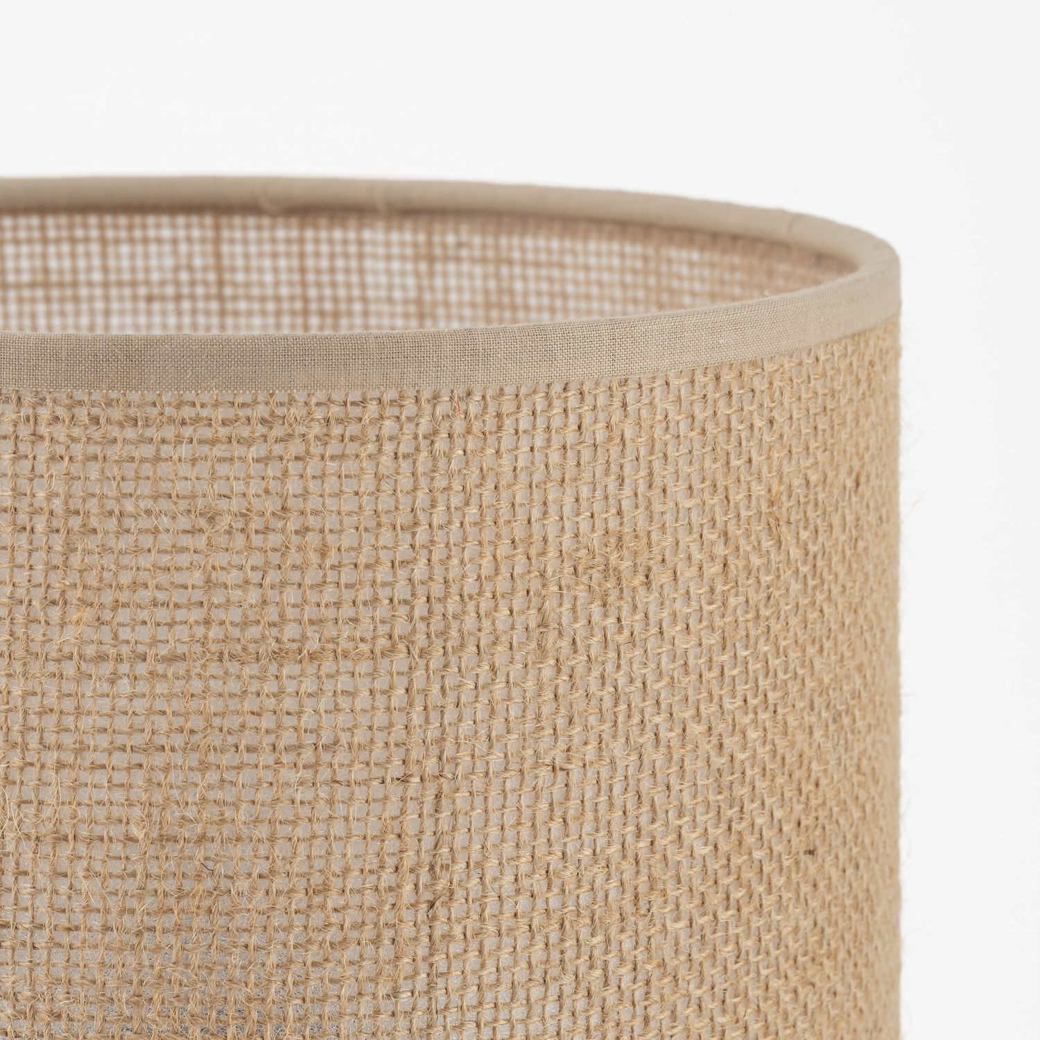 Lampe de table Boho 39 cm de haut Ø 22 cm métal jute E27