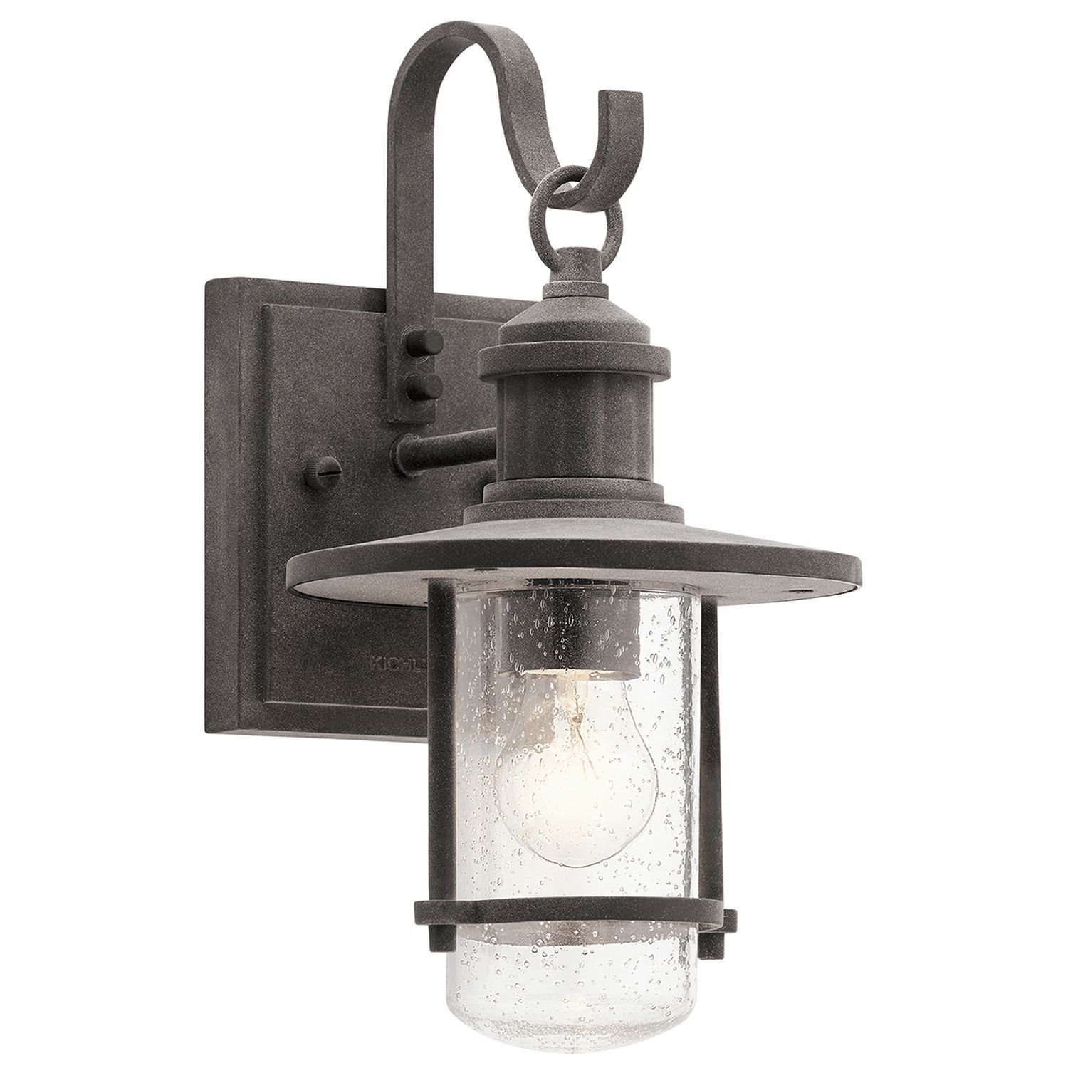 Lampe d'extérieur Aluminium antique Verre IP44 Rustique E27
