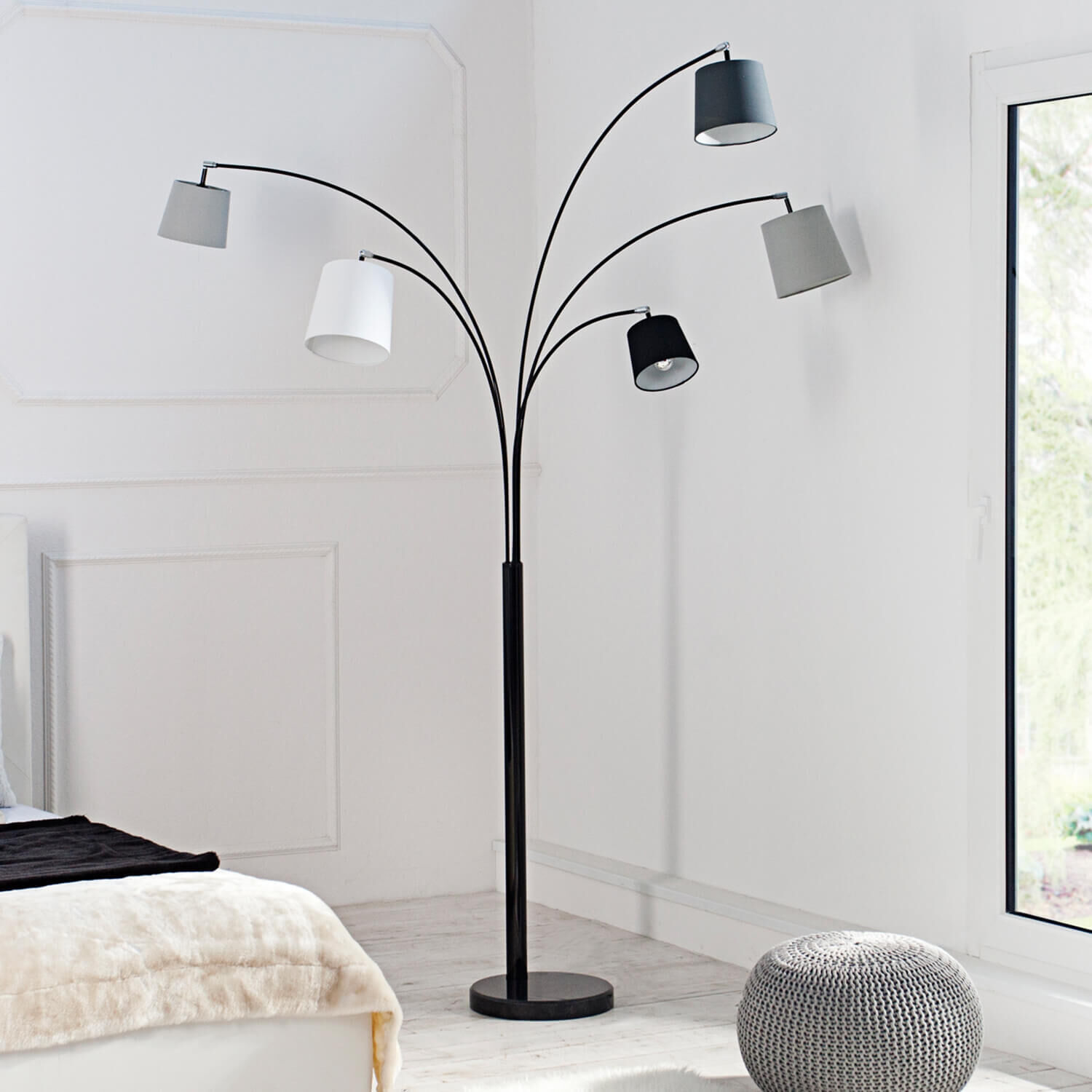 Lampadaire stylé Design moderne 200cm flexible Lampe