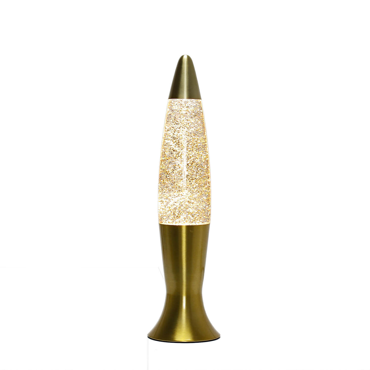 Elégante lampe à lave paillettes en 40cm G9 Retro ROXY Lampe, Munition, Kugel, Waffe