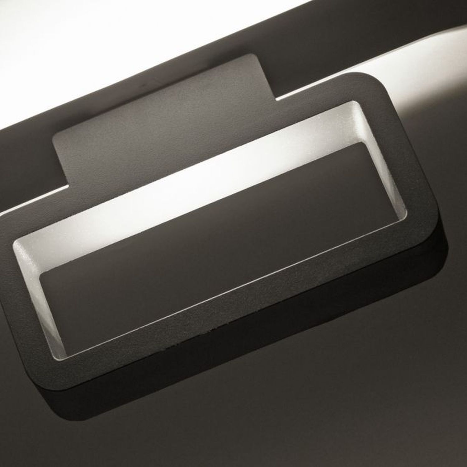 LED Wandleuchte außen Aluminium Anthrazit IP54 B:22 cm Zubehor