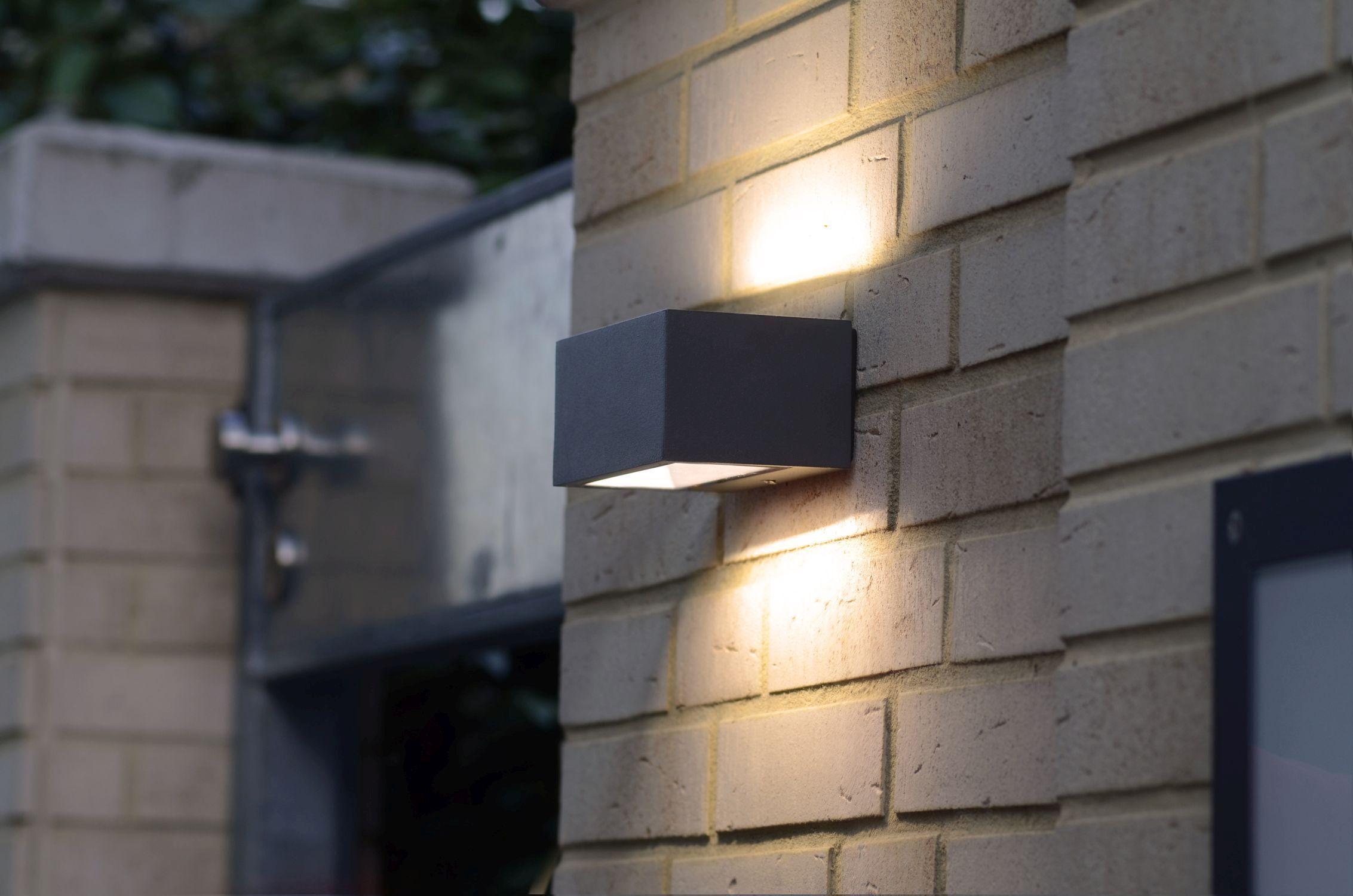 Applique LED Up Down aluminium anthracite L:14 cm IP54
