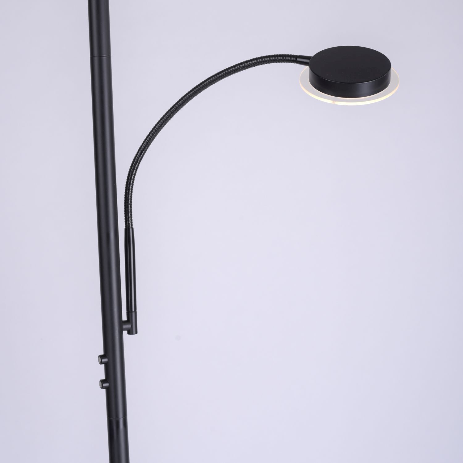 Lèche-plafond LED à intensité variable Noir Touch 193 cm Bras de lecture