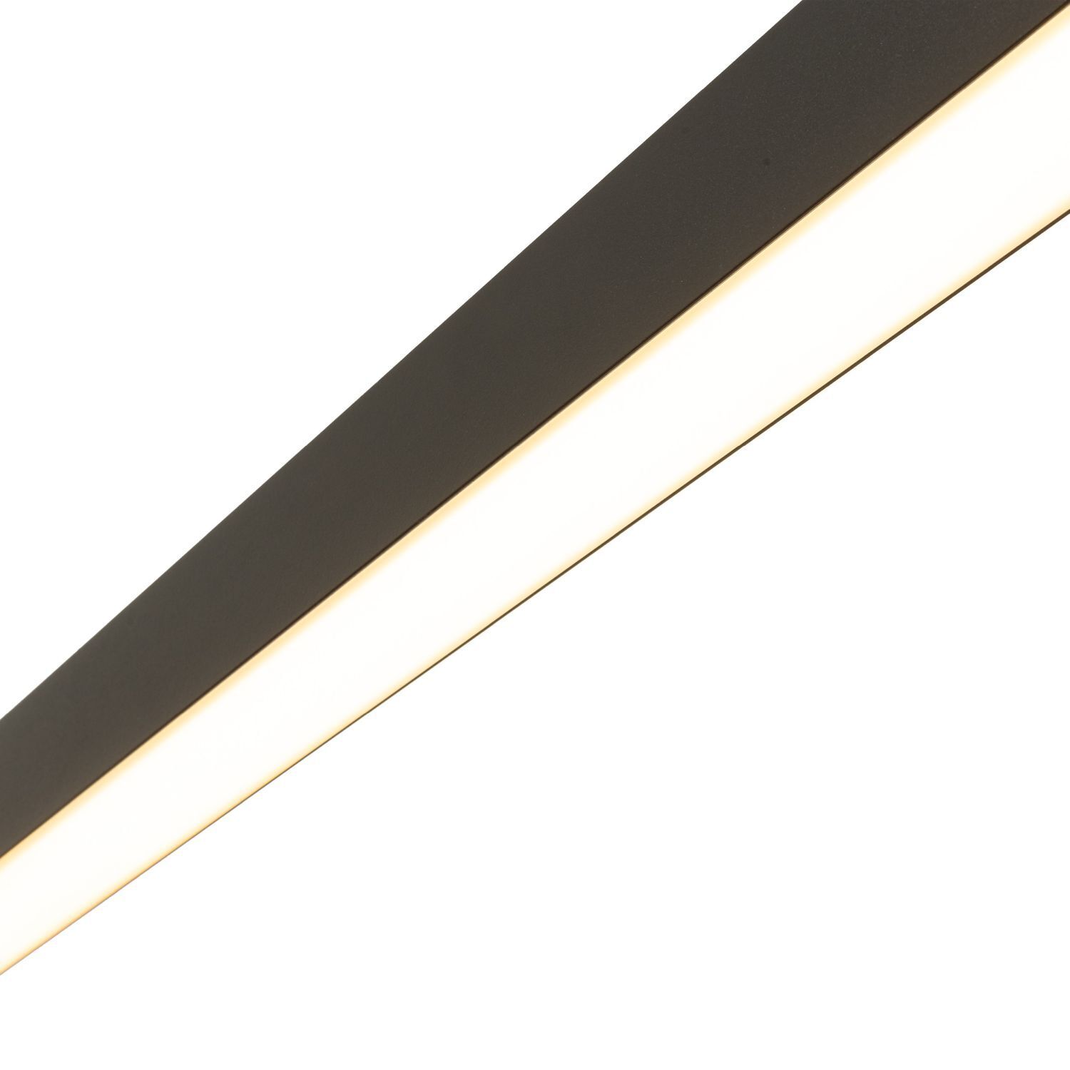 Lampe LED à suspendre noire 112,5 cm de long 4000 K métal BLAKE Beleuchtung, Schwert, Waffe