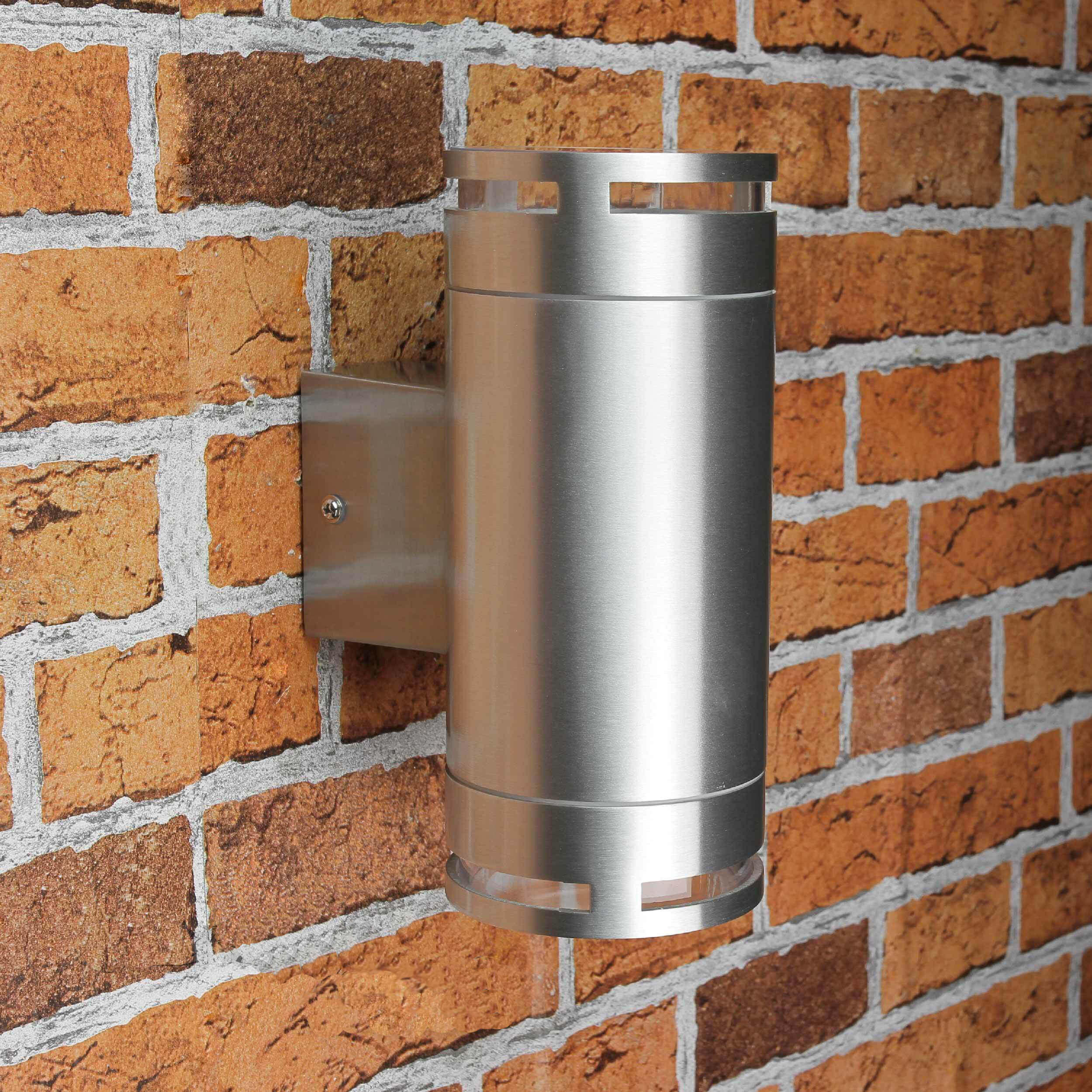 Lampe d'extérieur alu up & down Backstein, Gebäude, Mauer, Flasche, Shaker