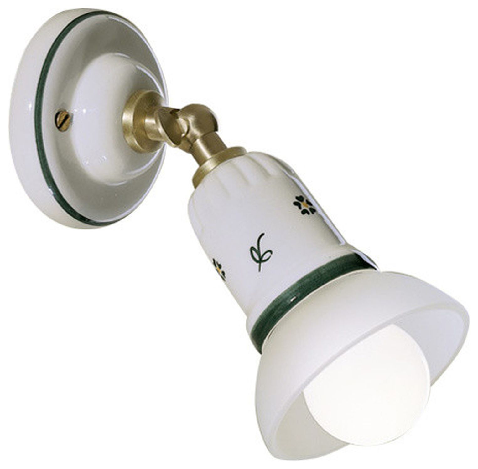 Applique Métal Céramique E14 orientable Campagne DILICA