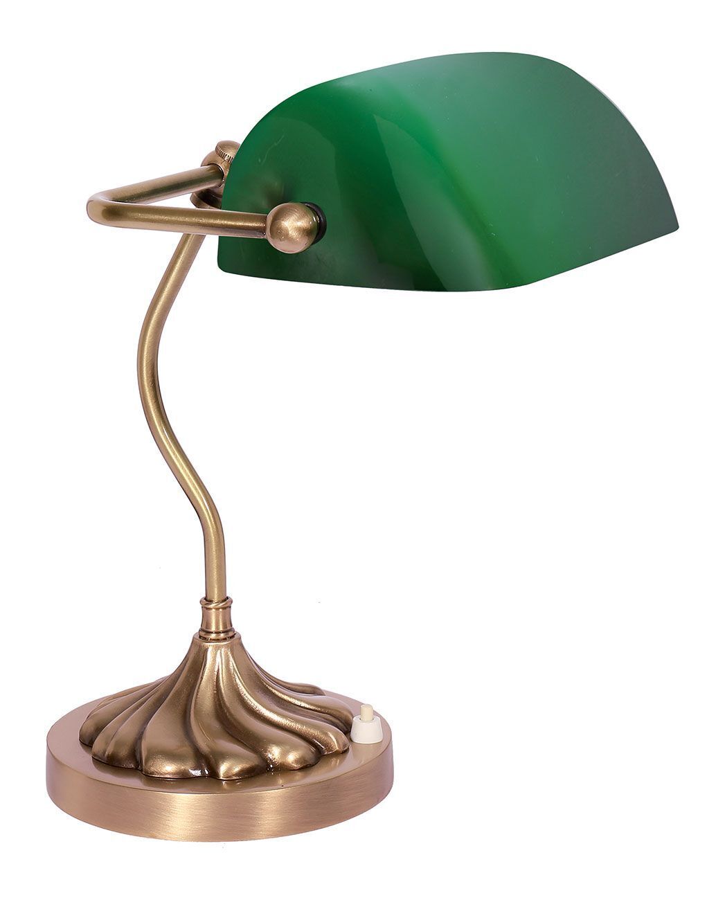 tischleuchte-tischlampe-ministero-1-flammig-bronze-hell-glaenzend-gruen-jugendstil-106-1 Tischlampe, Schreibtischlampe, Grün, Antik Bronze, Metall