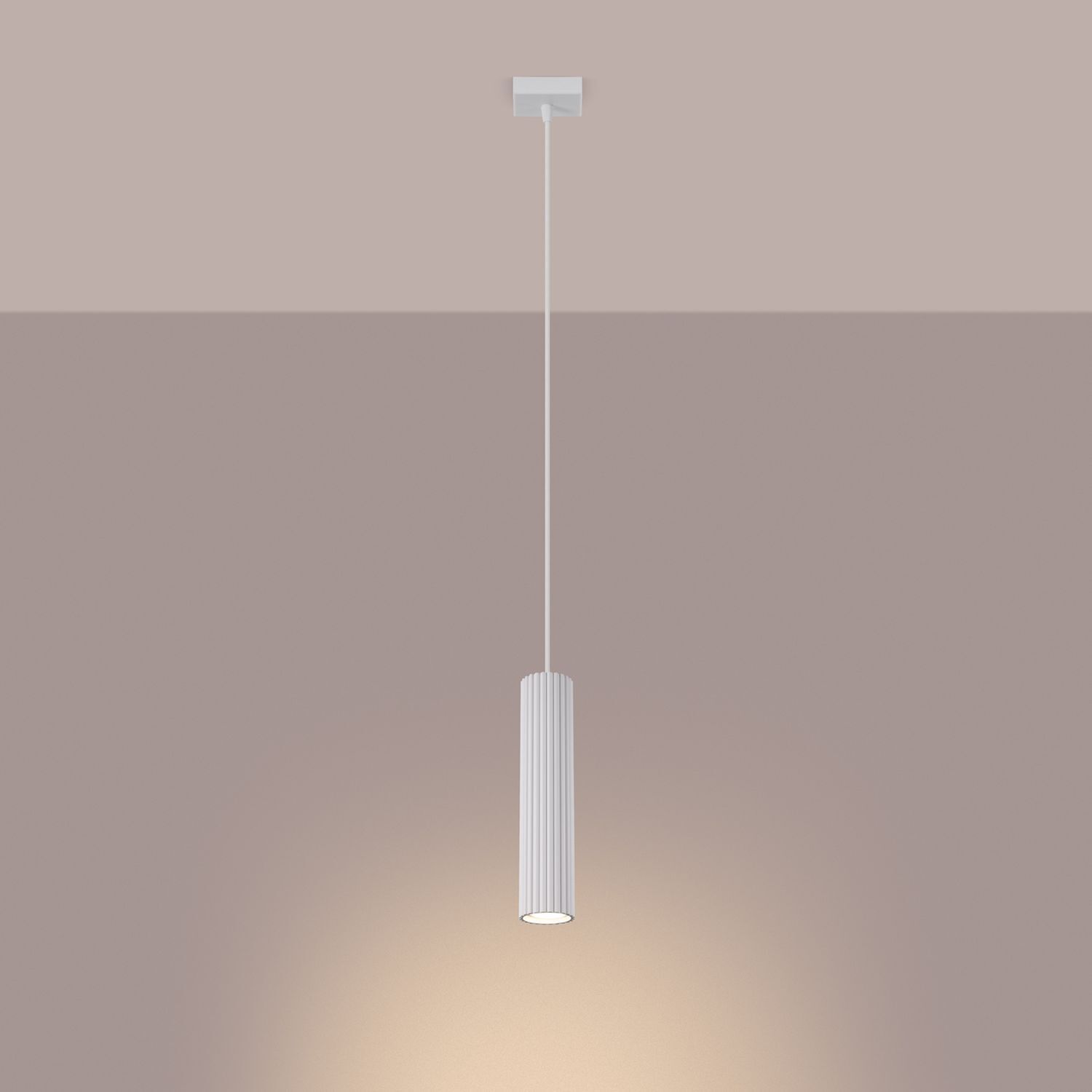 Suspension Blanc GU10 étroit Ø 8 cm en aluminium Moderne Lampe, Kronleuchter, Deckenleuchte