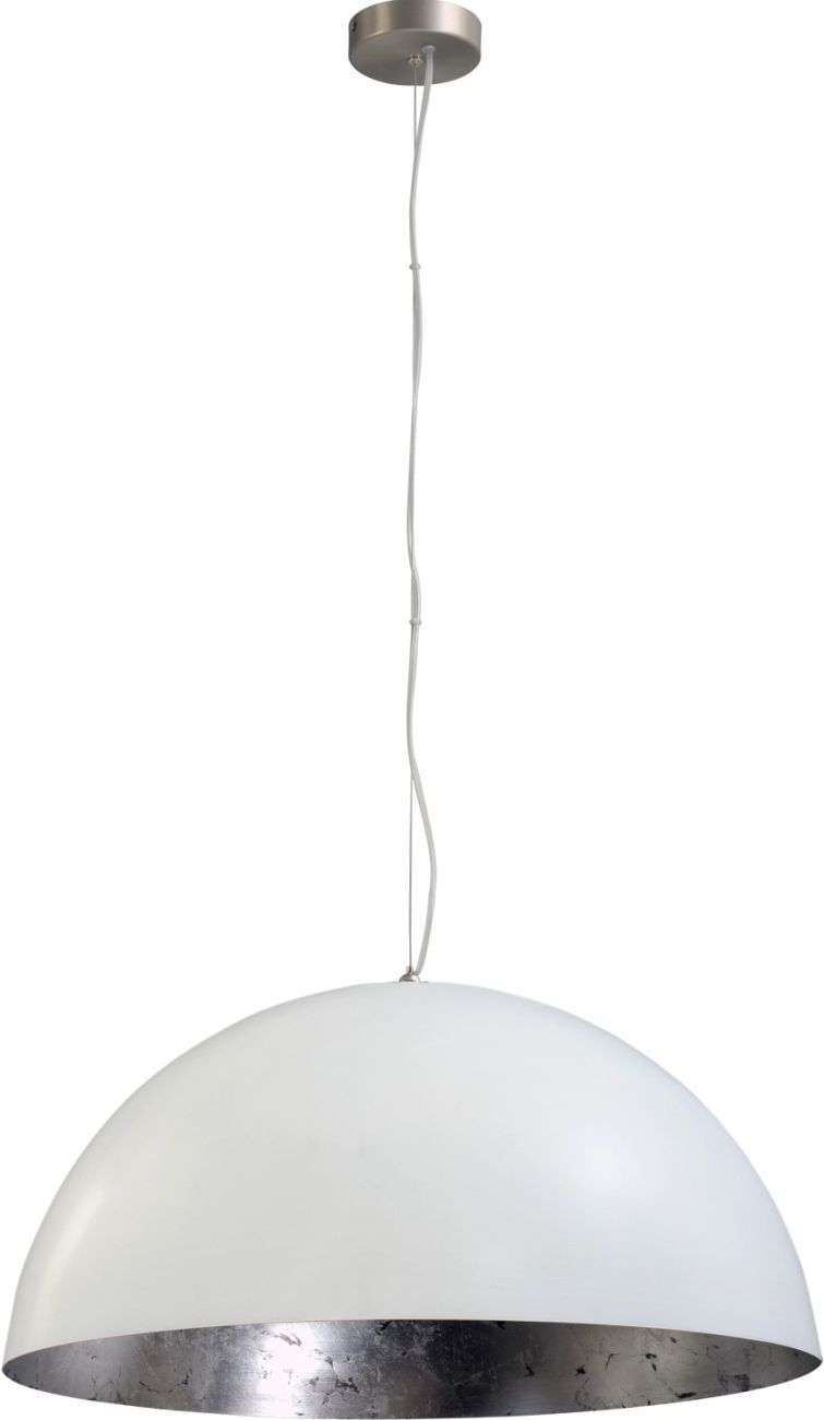 Premium Suspension Blanc Argent Ø60cm E27 LARINO
