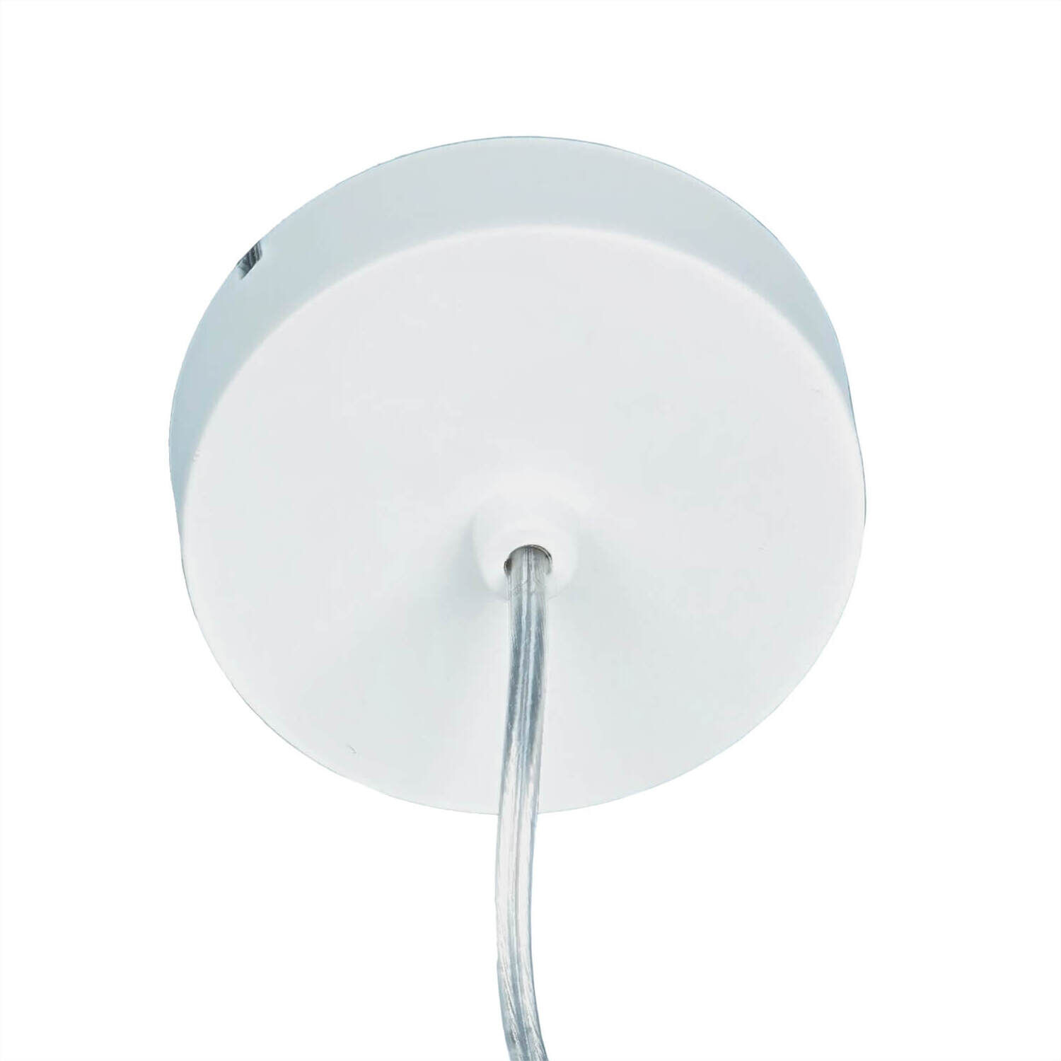 Suspension ronde Grande Beige Blanc Ø50cm Table de salle à manger Deckenleuchte