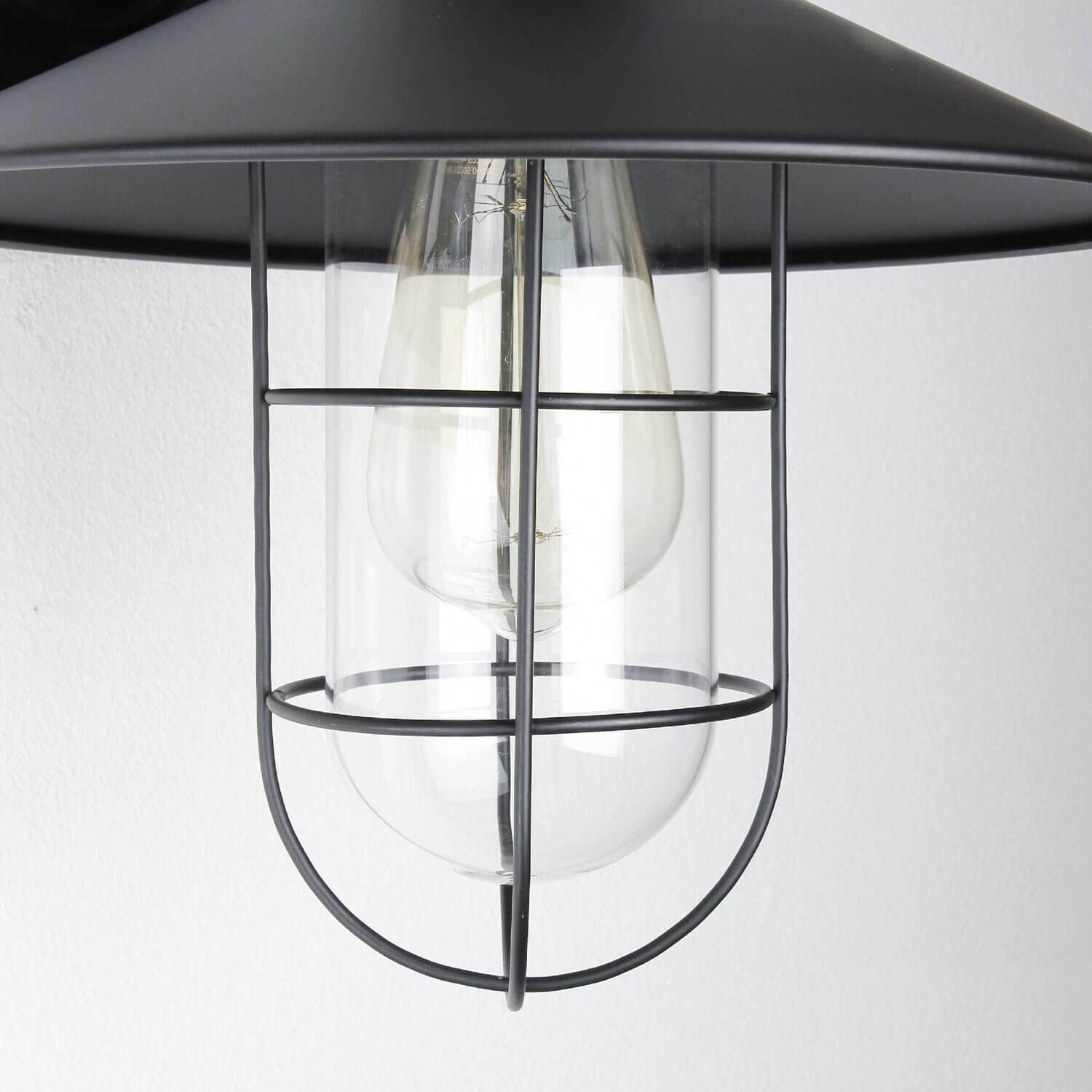 Applique noire métal E27 intérieur vintage Leuchte, Lampe, Deckenleuchte