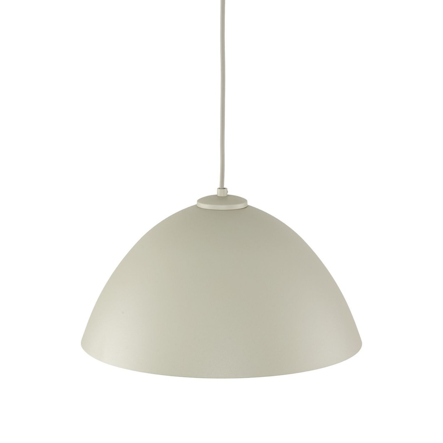 Suspension Métal Beige Ø 34 cm rond Hauteur réglable E27 Lampe, Lampenschirm, Leuchte