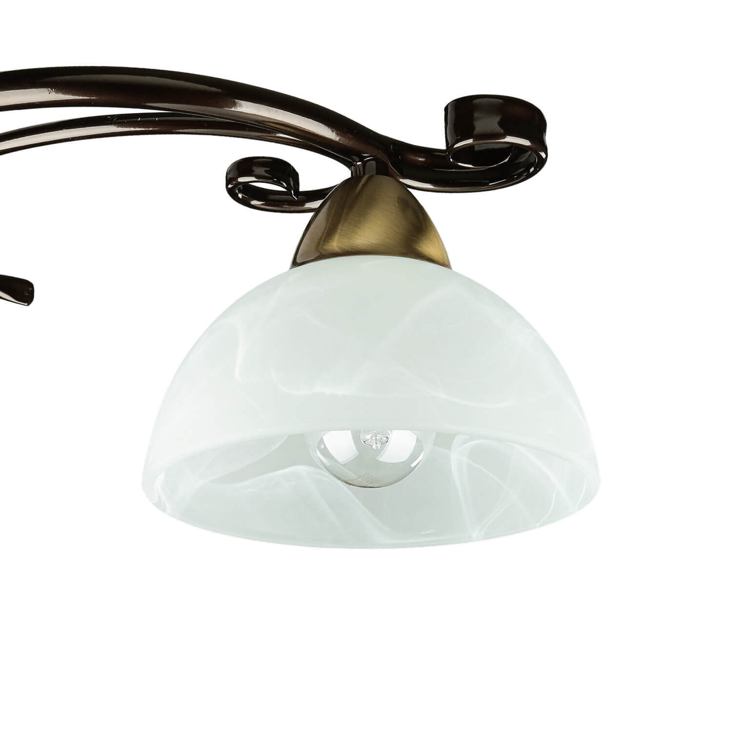 Plafonnier rustique noir blanc AURORA Leuchte, Deckenventilator, Gerät, Elektrisches Gerät, Lampe