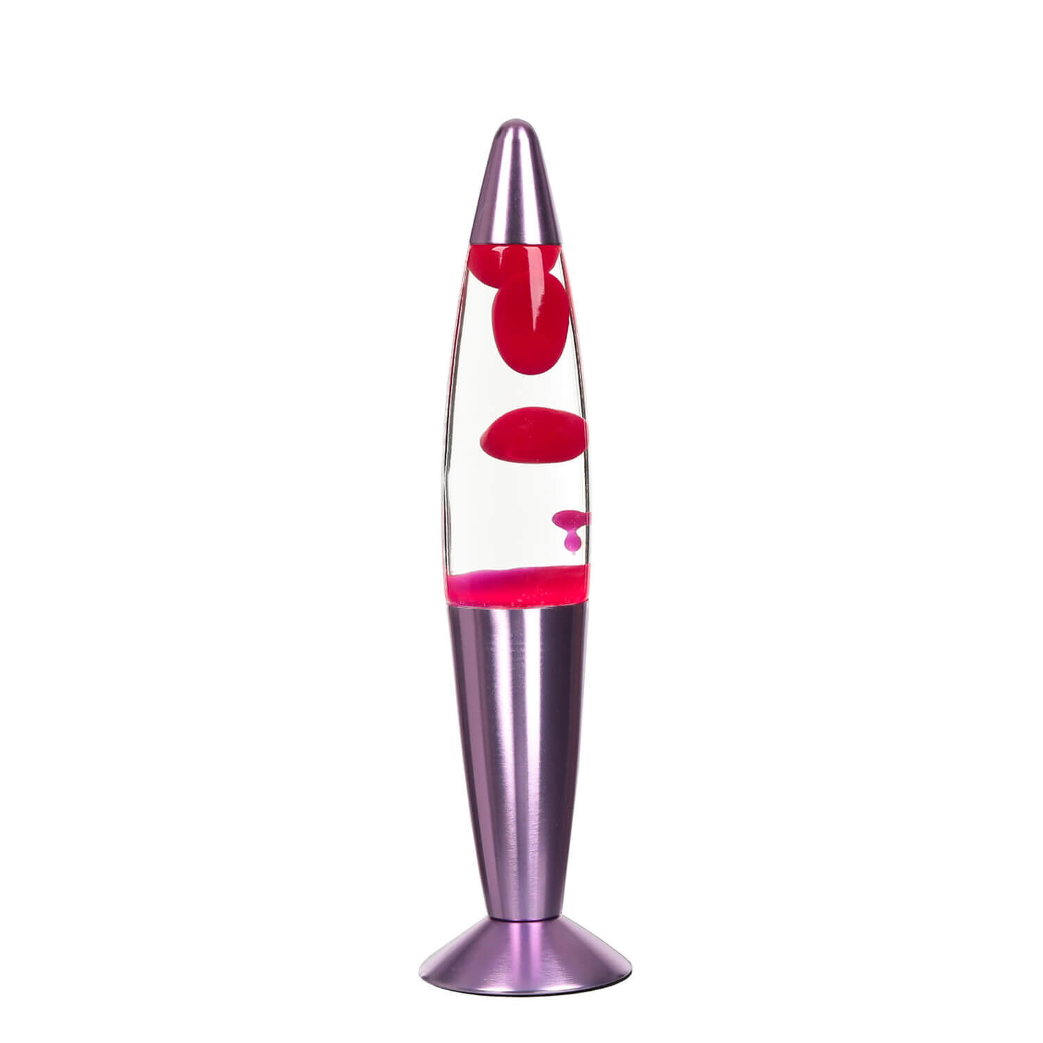 Lampe à Lave Rétro Rose clair H:36cm Ø9cm Timmy Lampe, Munition, Kugel, Waffe, Kosmetik