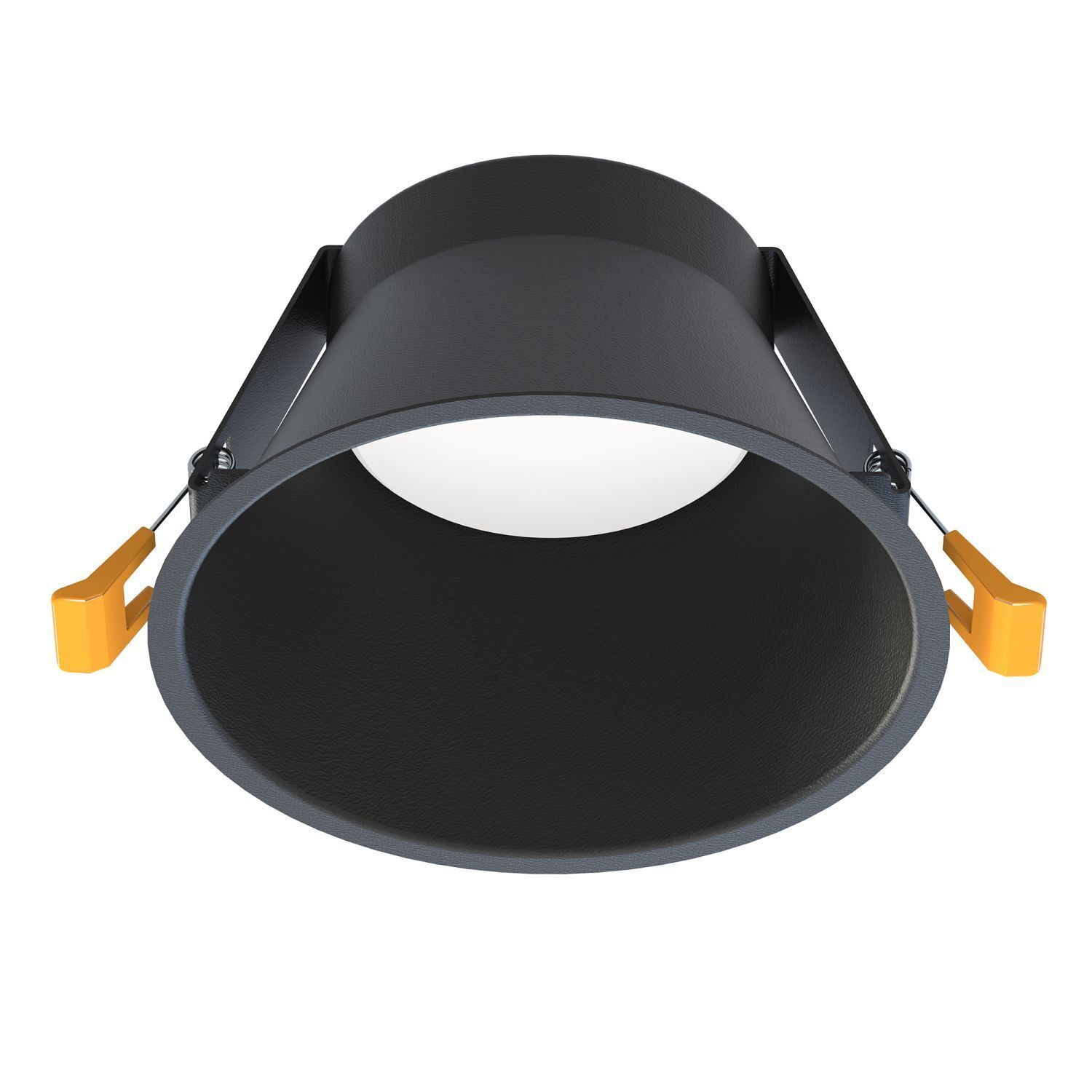 Spot encastré noir GX53 métal Ø 14,5 cm plafond intérieur