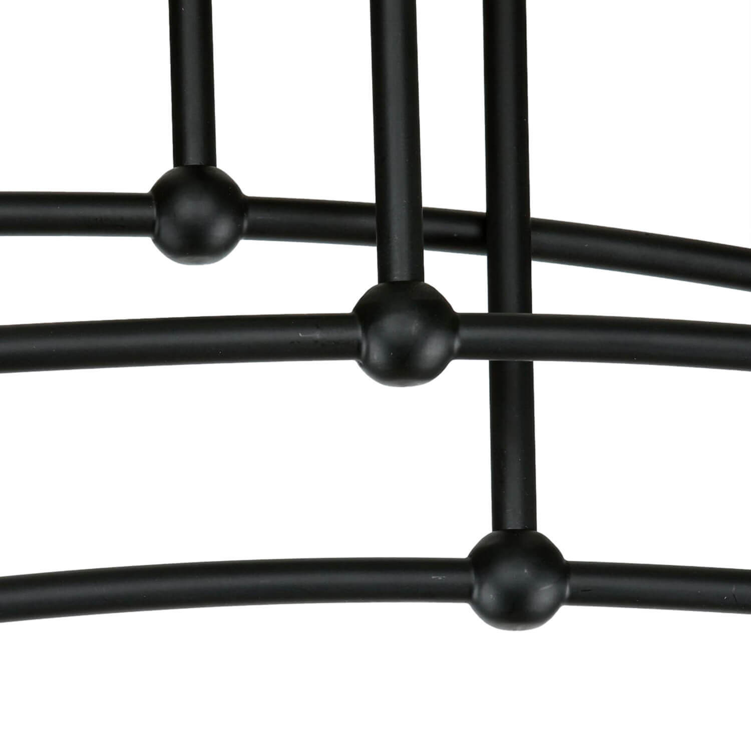 Plafonnier Noir Blanc 3x E14 Moderne Métal Verre