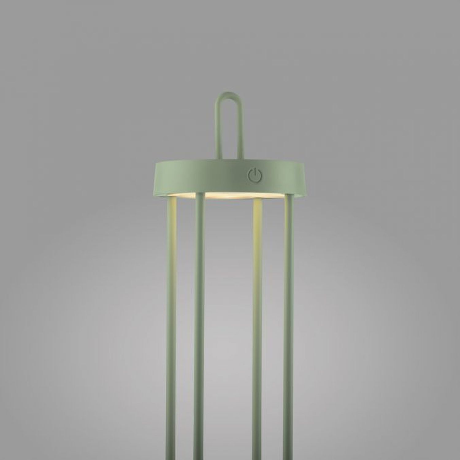 Lampe de table LED rechargeable métal dimmable IP44 2700 K vert
