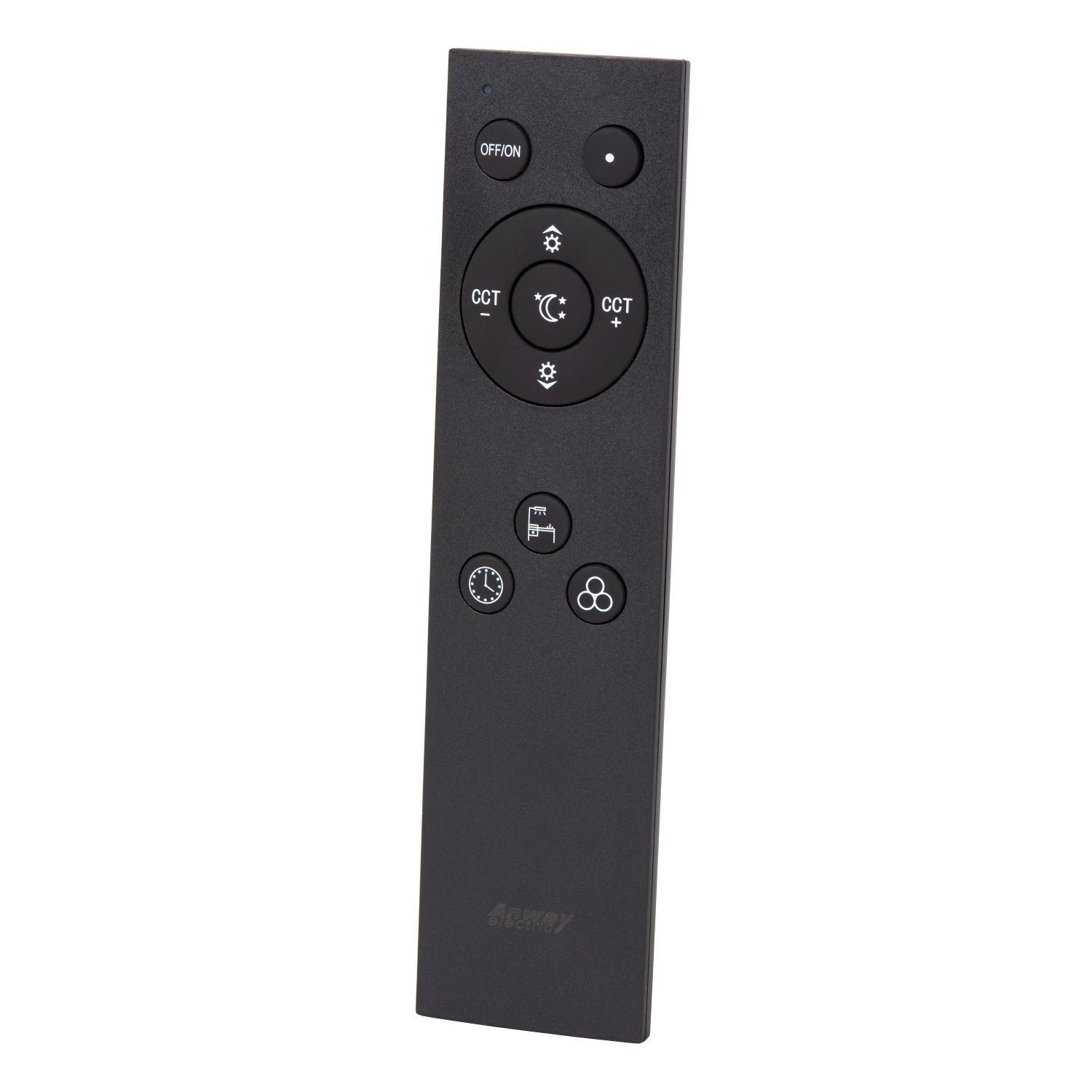 LED Deckenlampe Aluminium Fernbedienung B:40 cm 2200 K Fernbedienung, LCD/LED, CCT, Dunkelgrau, Mehrfunktion