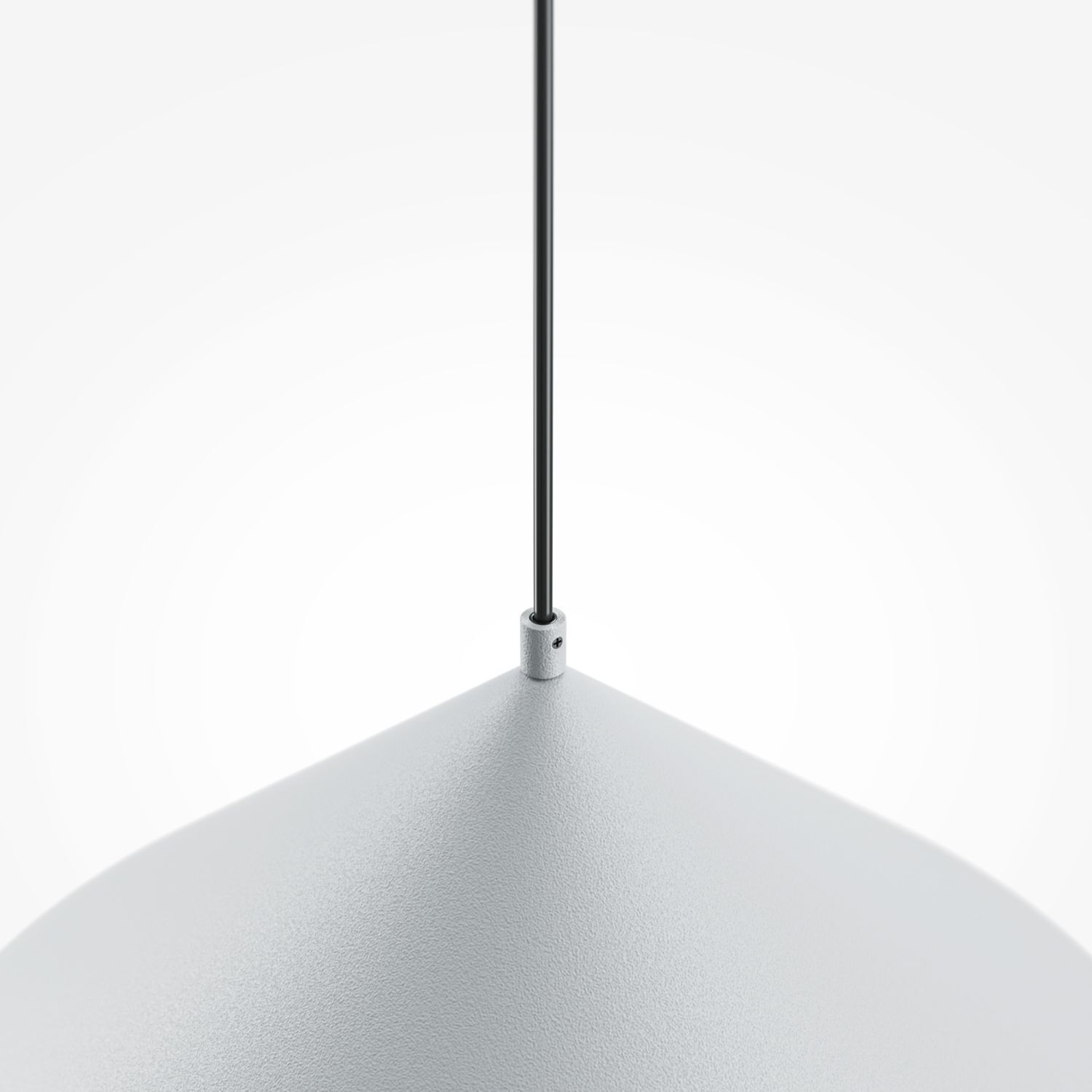 Lampe à suspendre métal E27 Ø 35 cm rond H : max. 318 cm Gris