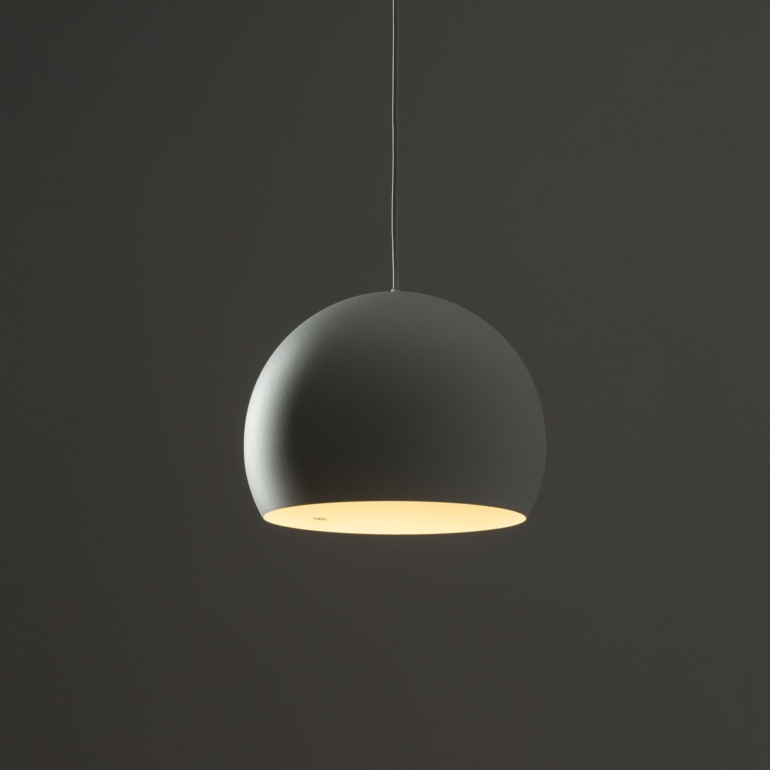 Suspension Abat-jour sphérique Ø 27,5 cm GU10 Blanc Métal Rétro Lampe, Deckenleuchte, Leuchte