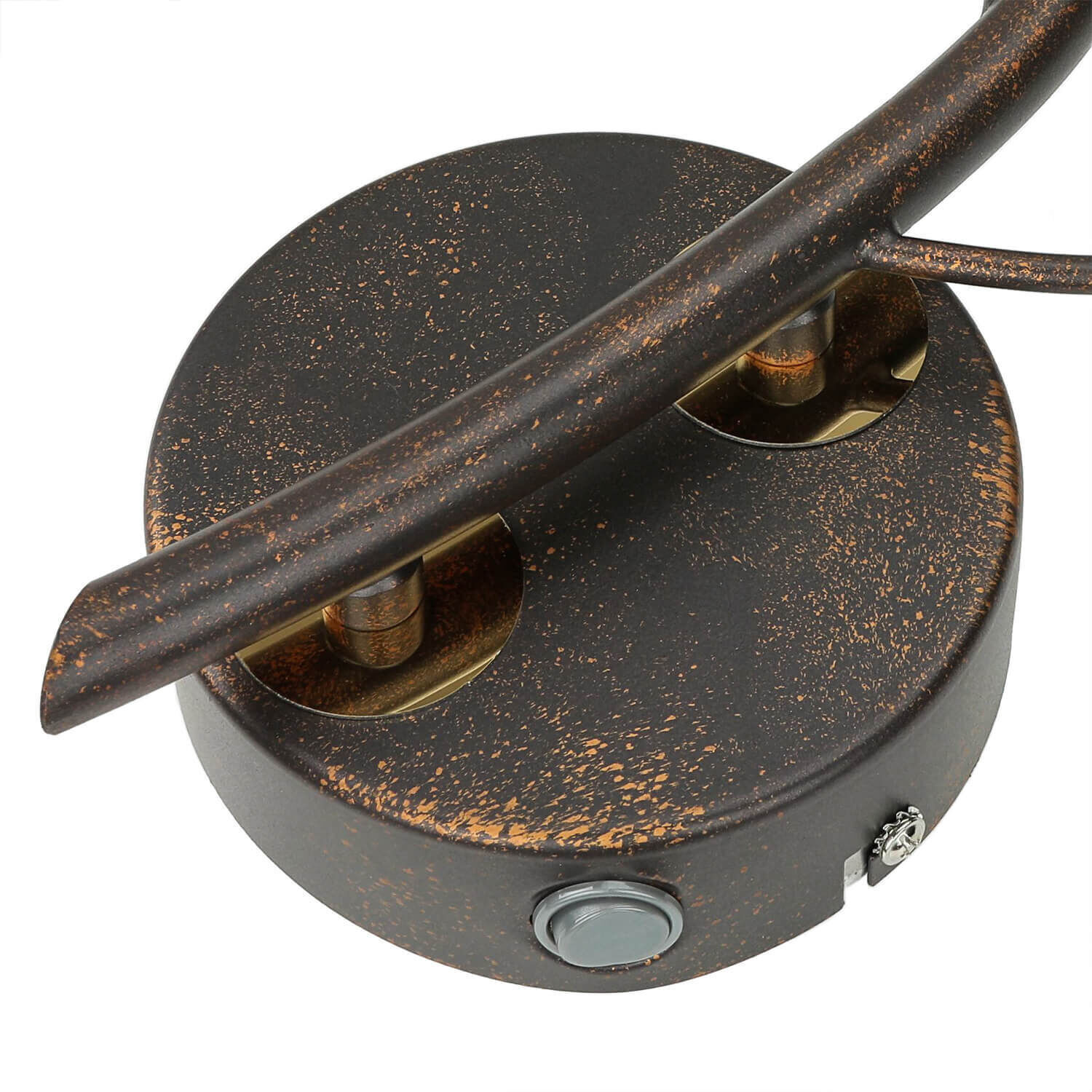 LED Wandlampe GORI Rostbraun Floral Modern Bronze