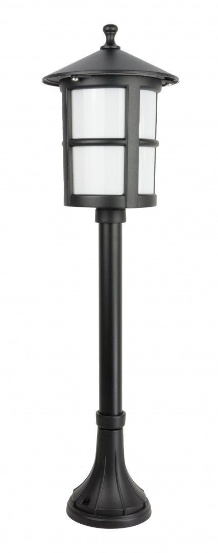 Lampe d'extérieur rustique 71cm résistante à la pluie noire E27