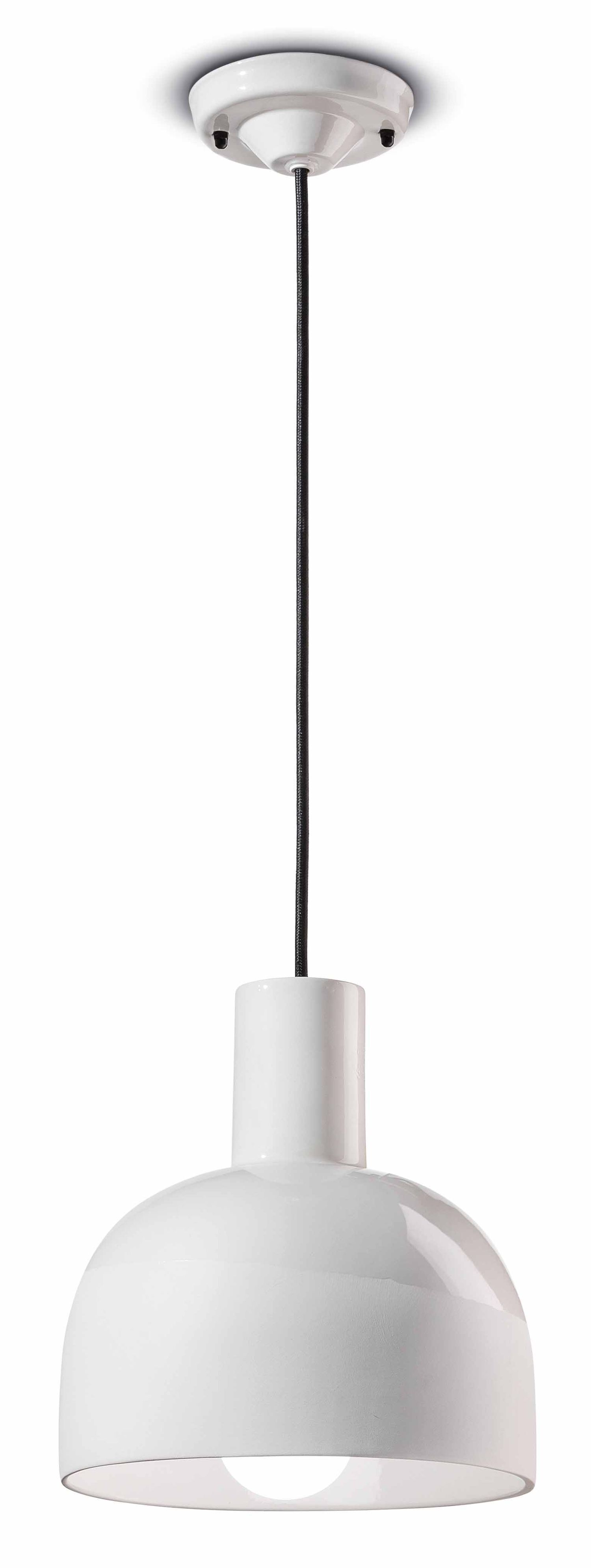 Suspension en céramique D : 22,5 cm rond H : max. 146,5 cm