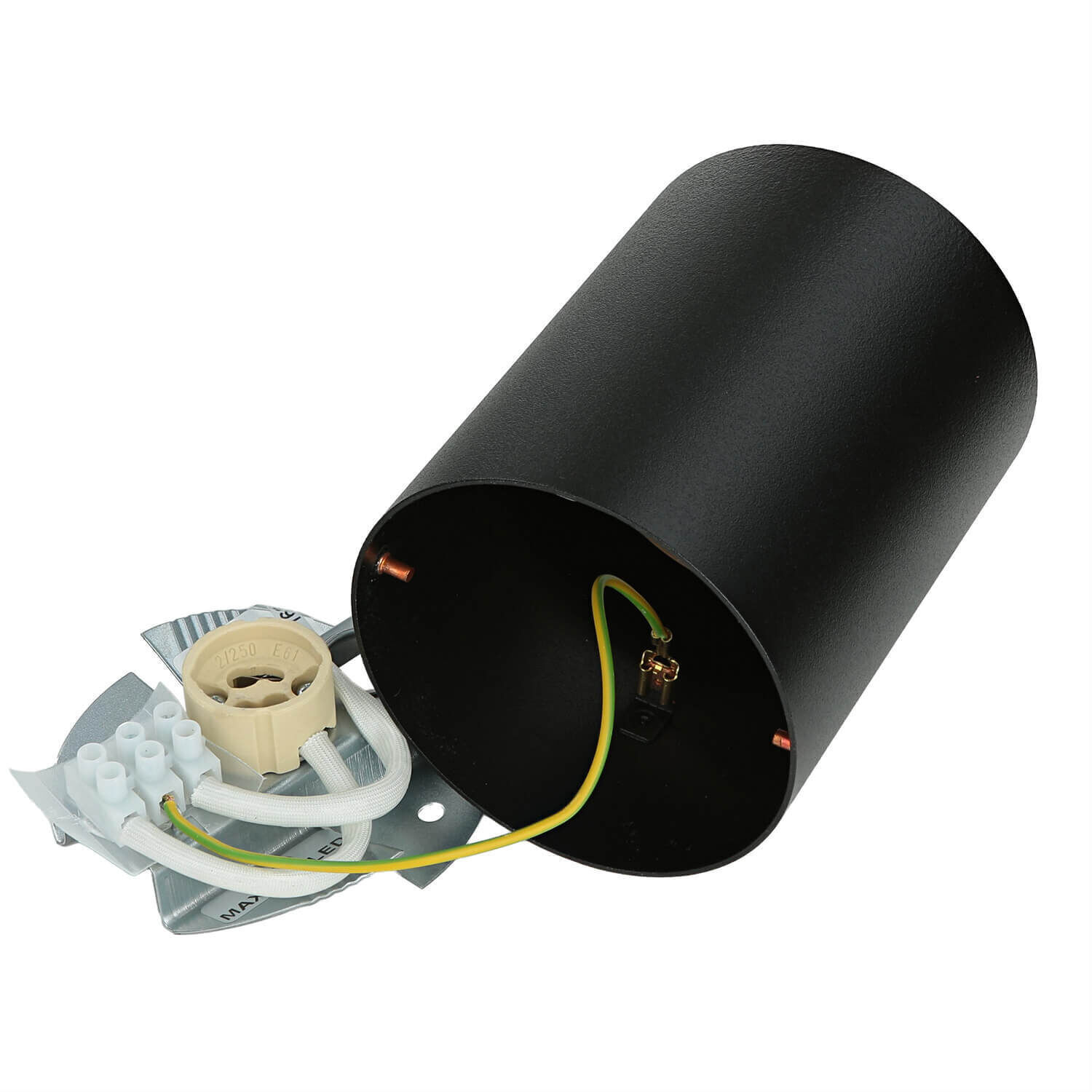 Deckenspot Schwarz Silber Decke Flur Lampe EYE Adapter, Elektronik