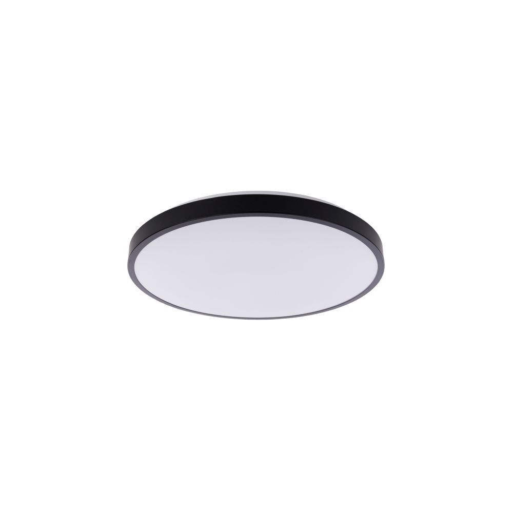 Plafonnier rond à LED noir Ø38,5cm IP44 22W