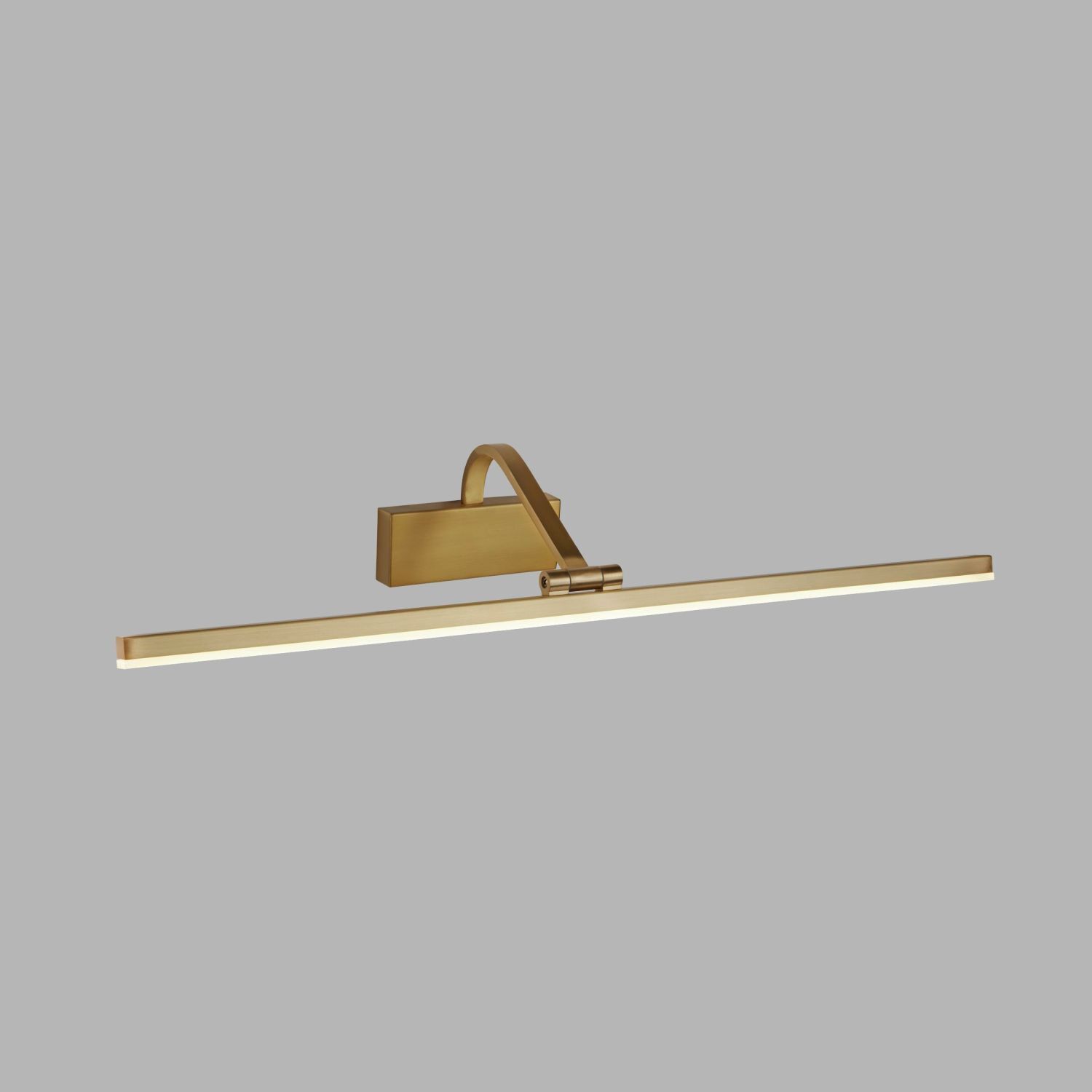 Lampe à tableau LED en laiton L : 70 cm Métal ajustable