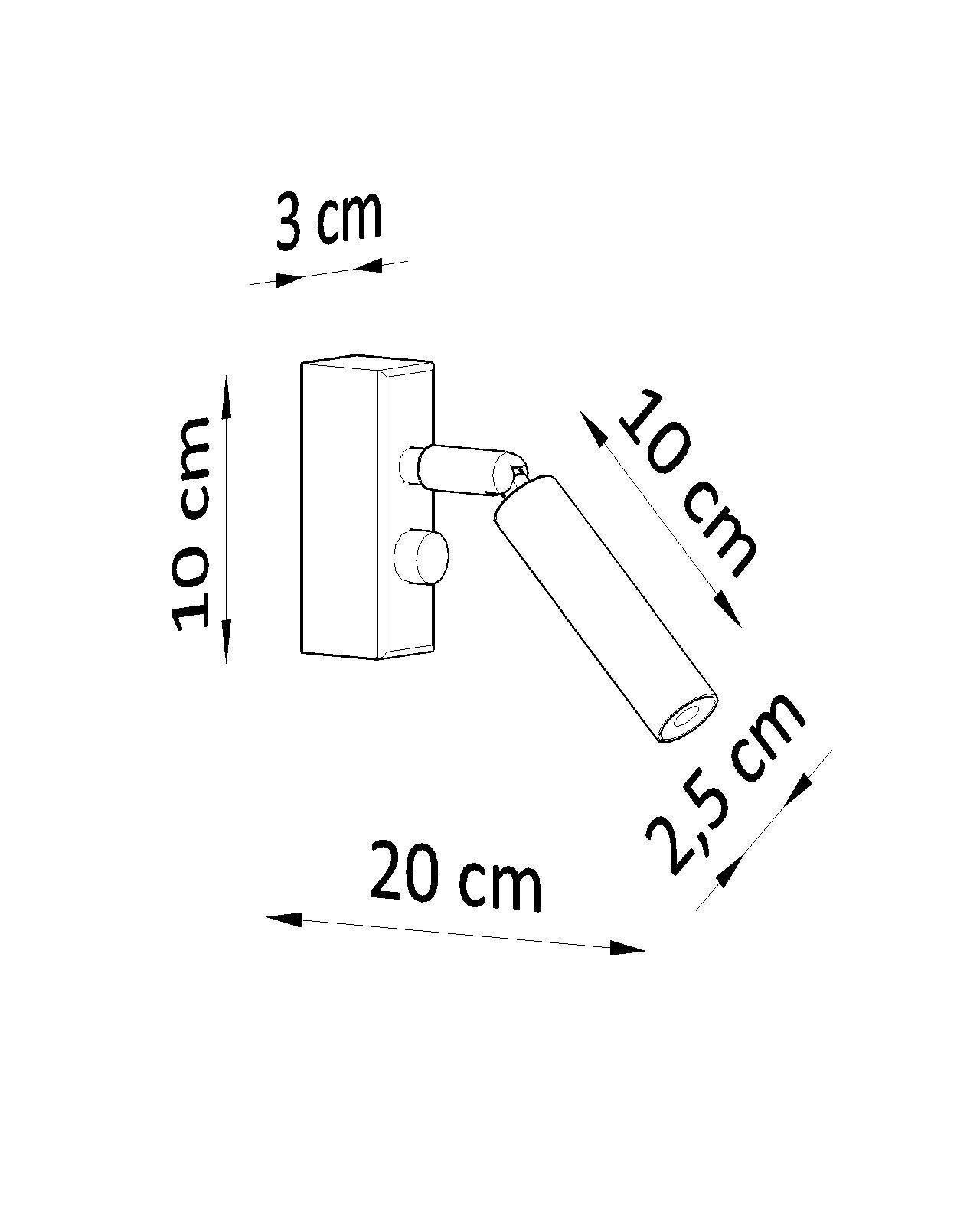 Lampe de lecture lit canapé noir métal ajustable G9 petite