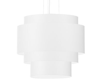 Lampe à suspendre Blanc Ø 50 cm Tissu Moderne 5x E27 MALY