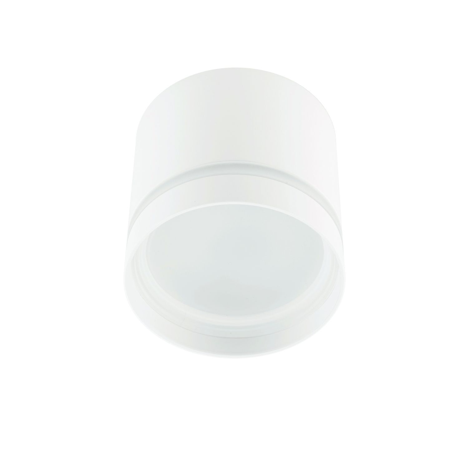 Plafonnier GX53 Ø 8,5 cm Blanc Aluminium Petit spot