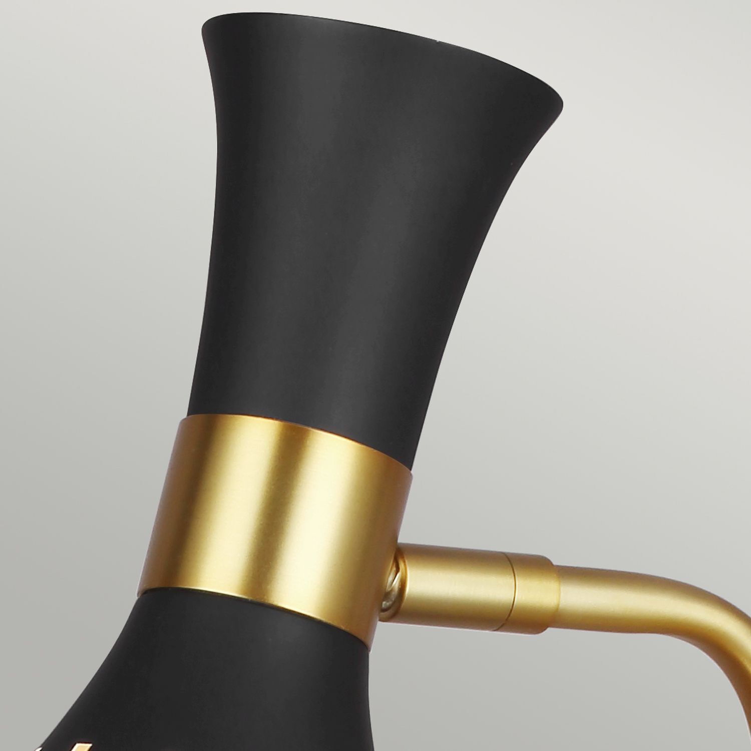 Lampe de bureau métal 63,5cm noir laiton rétro Rauchrohr, Sinken, Waschbeckenhahn, Hupe, Musikinstrument