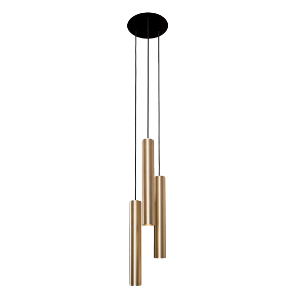 Pendelleuchten Messing pendant light, hängelampe, messing, zylinder, mehrfach-leuchte