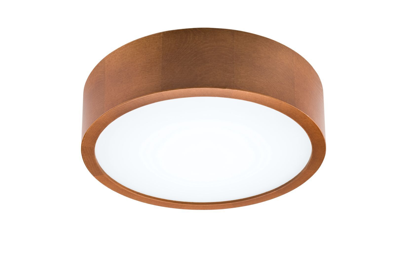 Plafonnier LED Salon Bois Moderne rond