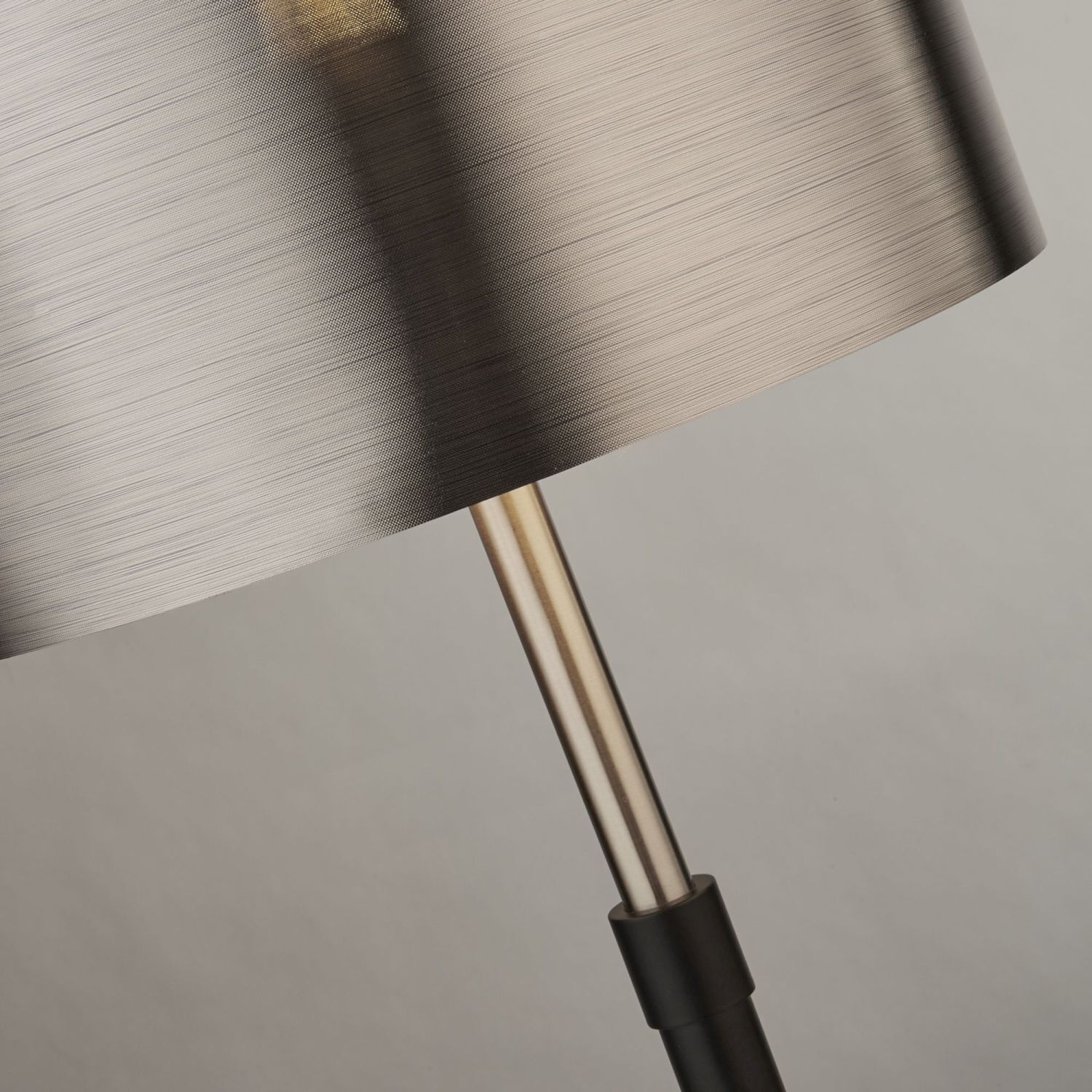 Lampe de chevet E27 59,5 cm Noir Moderne