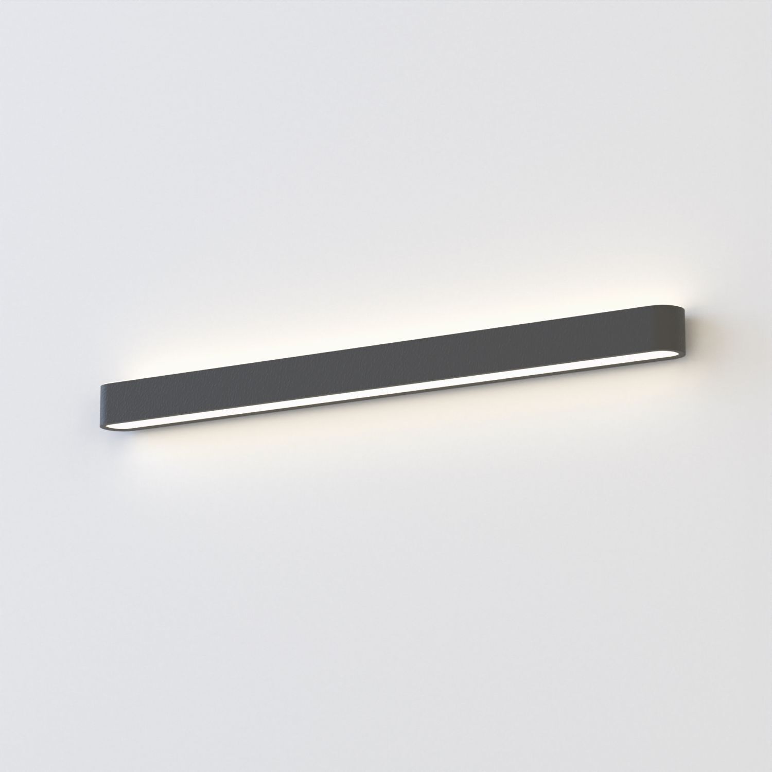Applique murale Up Down 93,5 cm de long Gris 3000 K 2300 lm T8 LED