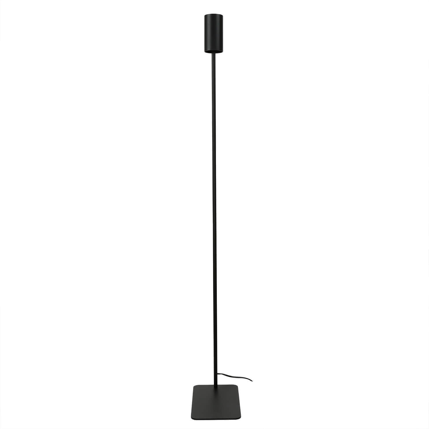 Lampadaire réglable salon noir métal 124cm