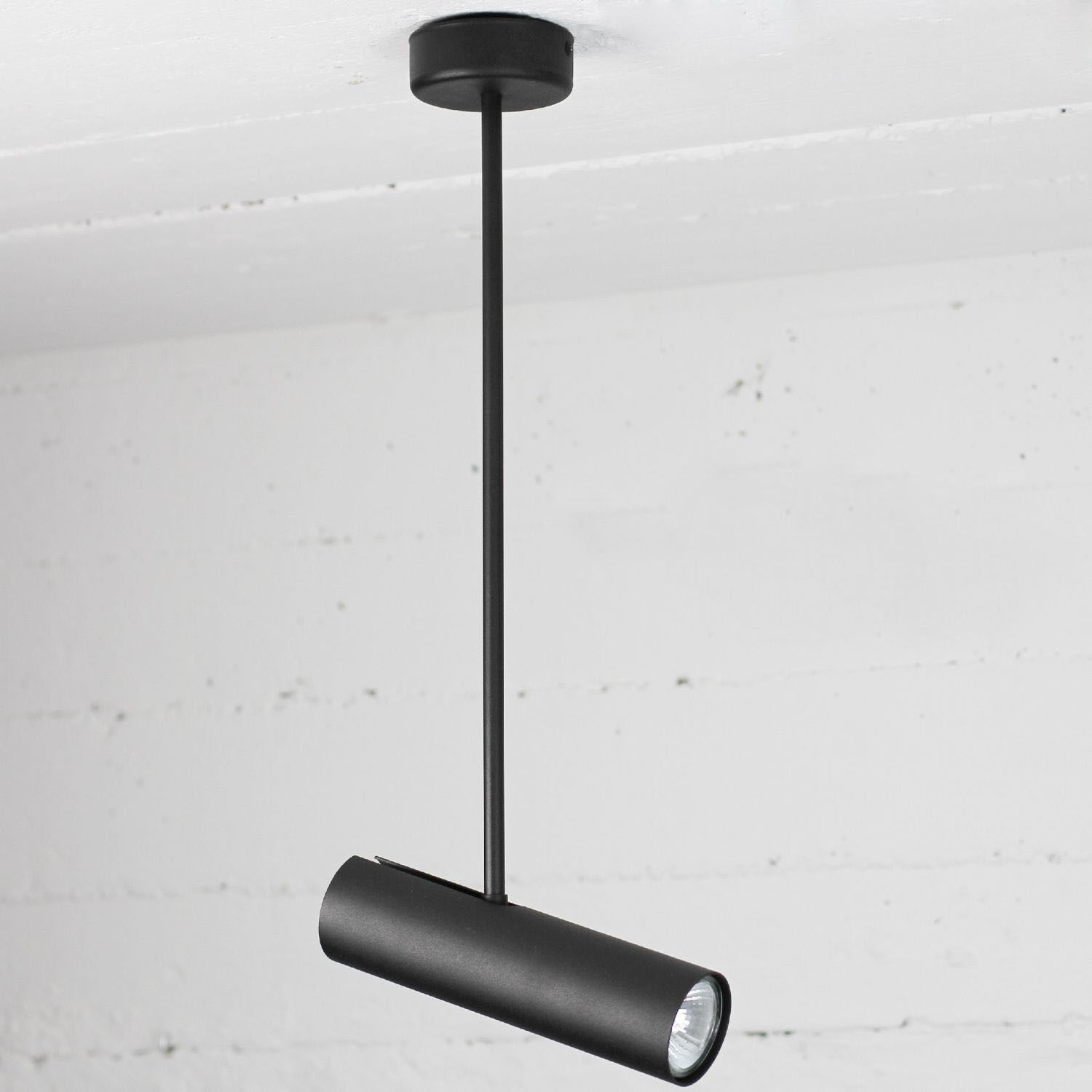 Plafonnier orientable Moderne en noir