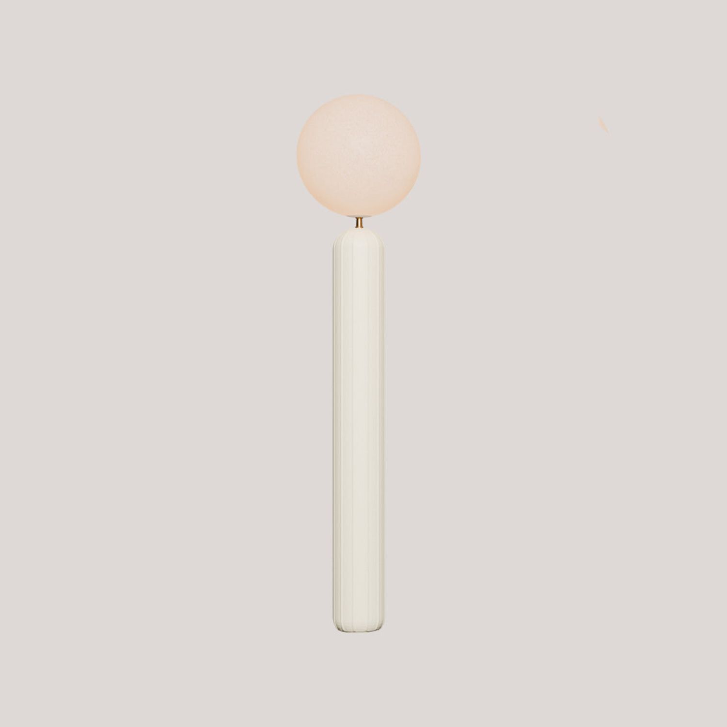 LED Akku Stehlampe dimmbar Beige IP54 3000 K 153 cm cosmeticitem, balltop, perle, kosmetikstift, wand