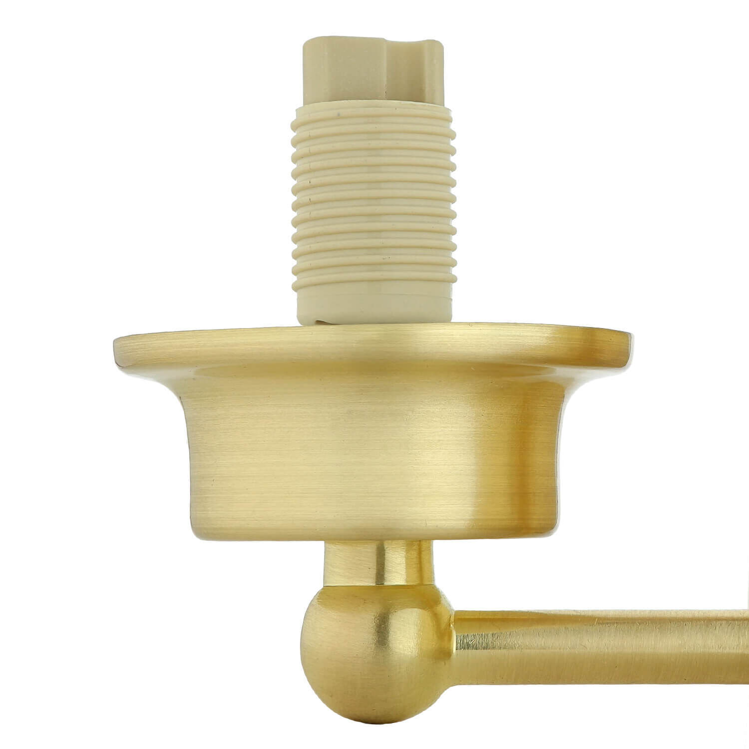 Applique en métal Abat-jour en verre G9 IP44 L:10 cm en laiton Bronze, Stuhl, Mobiliar