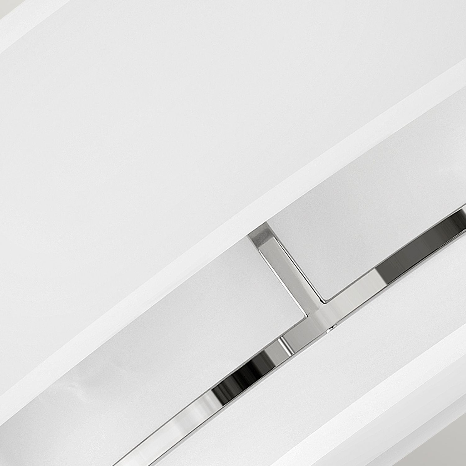Plafonnier Abat-jour en tissu E14 Ø 58,4 cm 4x rond Blanc Nickel