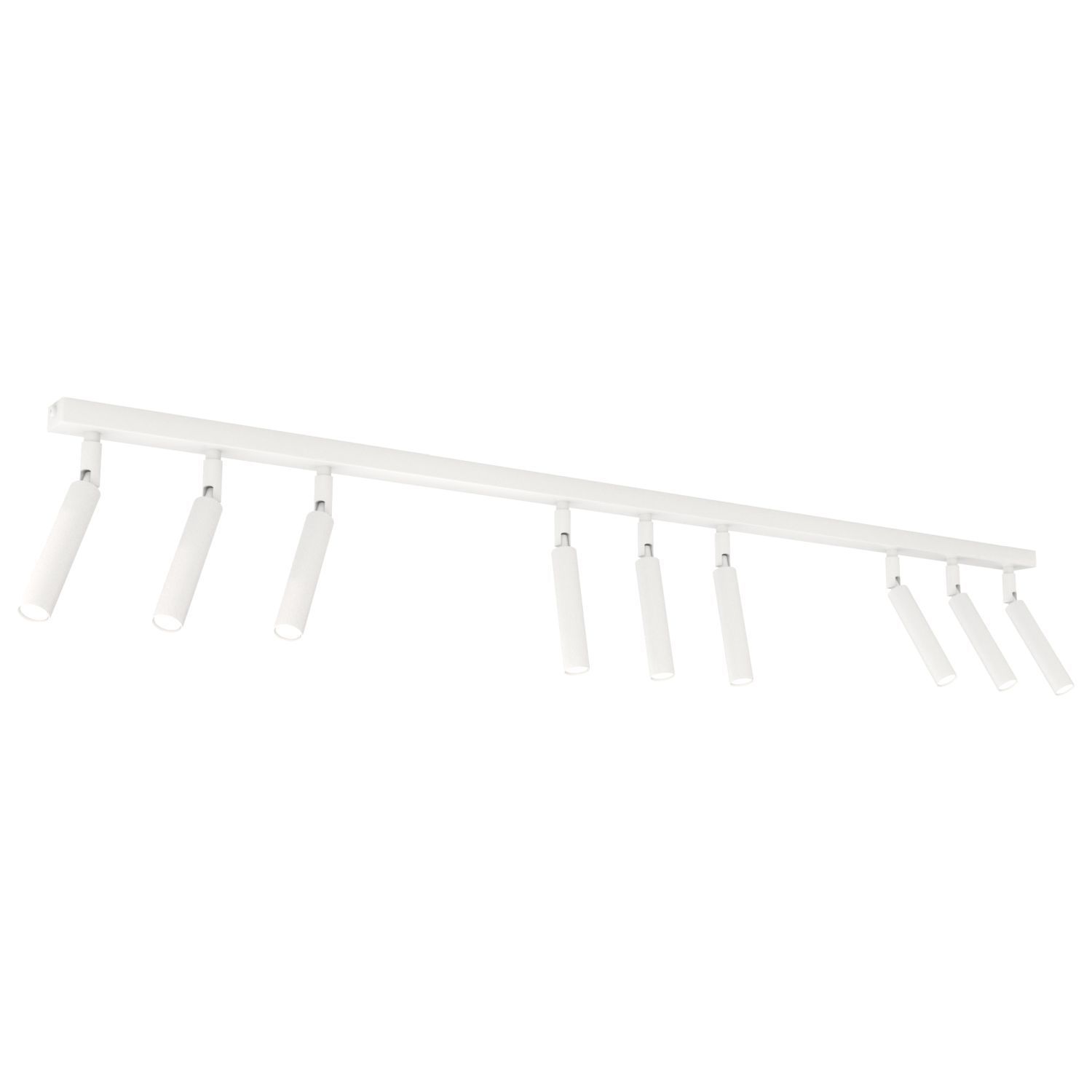 Spot de plafond réglable blanc métal G9 116 cm allongé