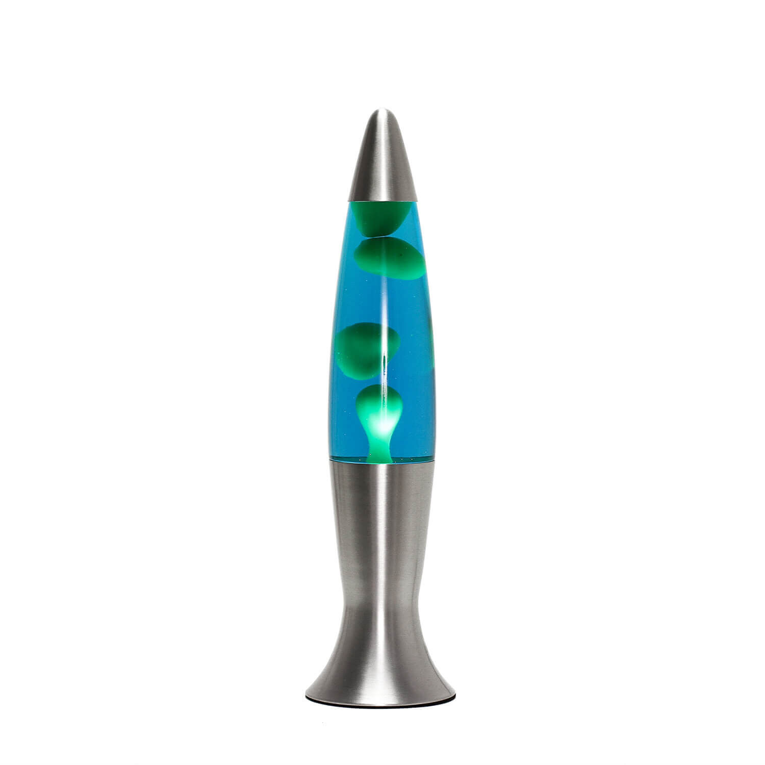 Lampe à Lave Bleu Vert 40cm G9 Rétro ANGELINA